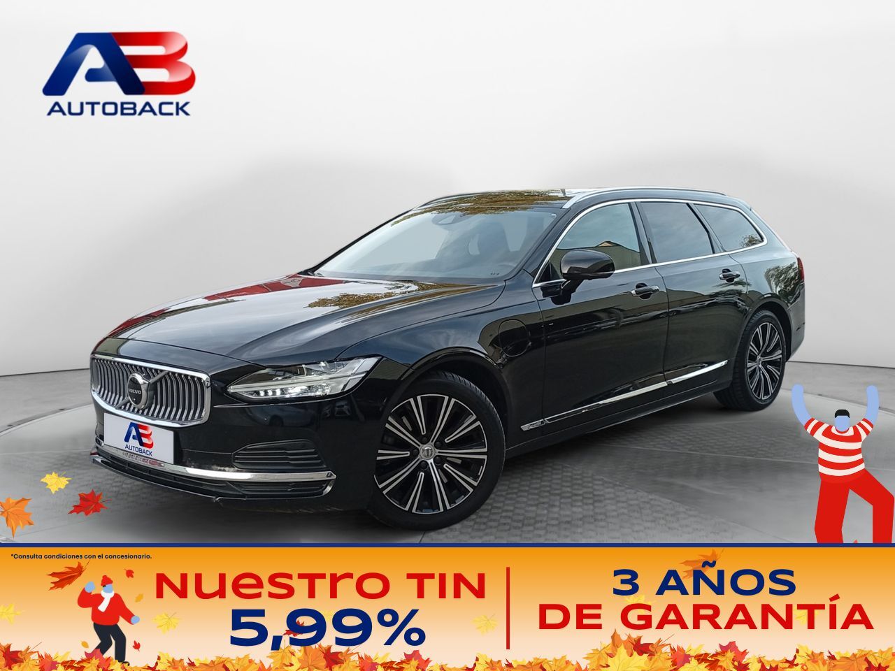 VOLVO V90 (2.0 T8 AWD Recharge Inscription Auto) en Madrid