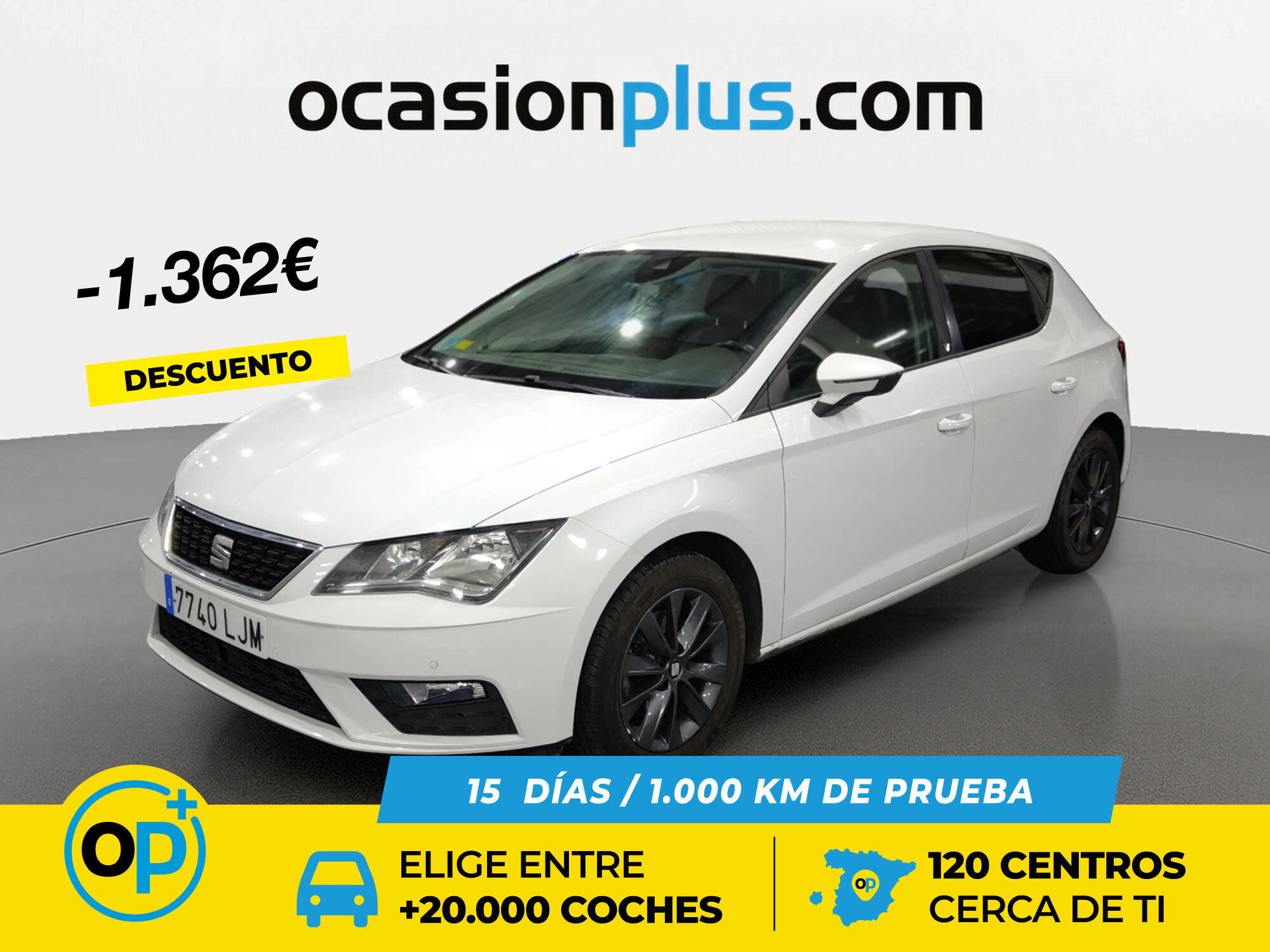 SEAT León (1.5 TSI S&S Style Visio Edition Nav 96 kW (130 CV)) en Madrid