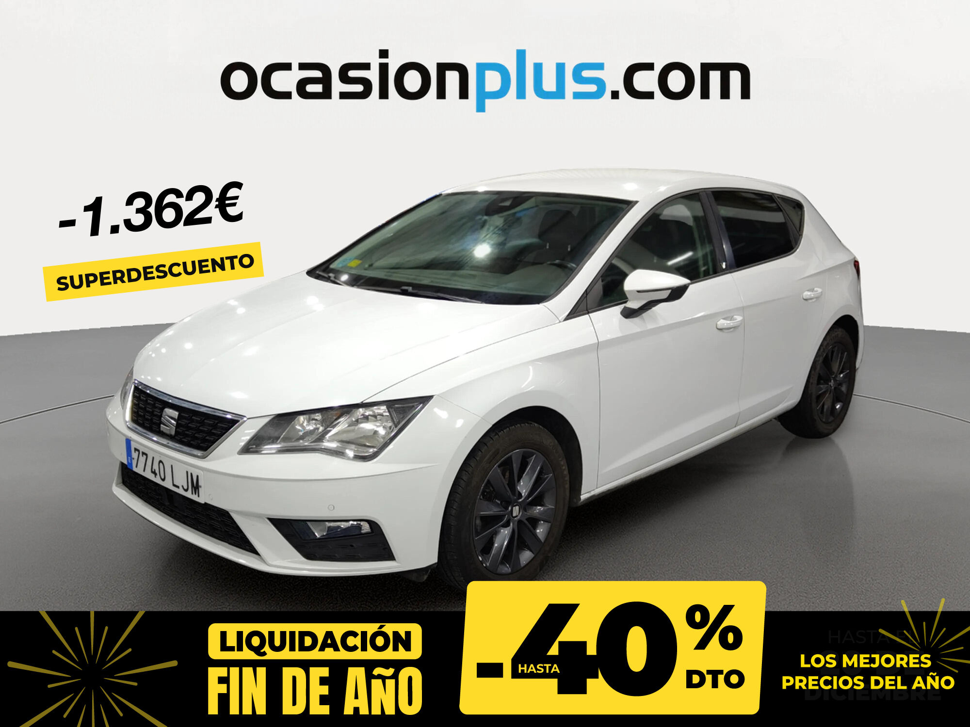 SEAT León (1.5 TSI S&S Style Visio Edition Nav 96 kW (130 CV)) en Madrid