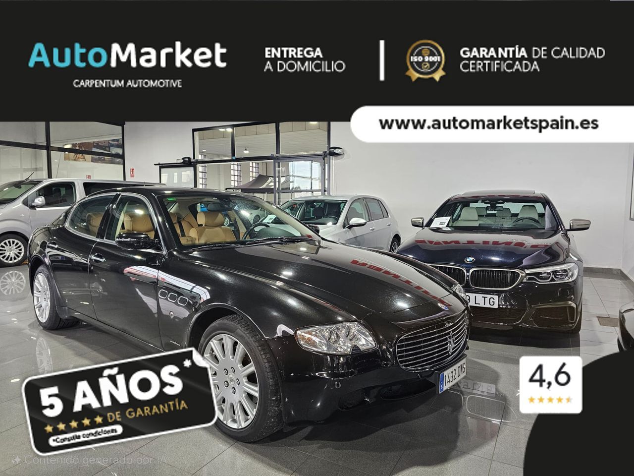 MASERATI Quattroporte (4.2 V8) en Lugo