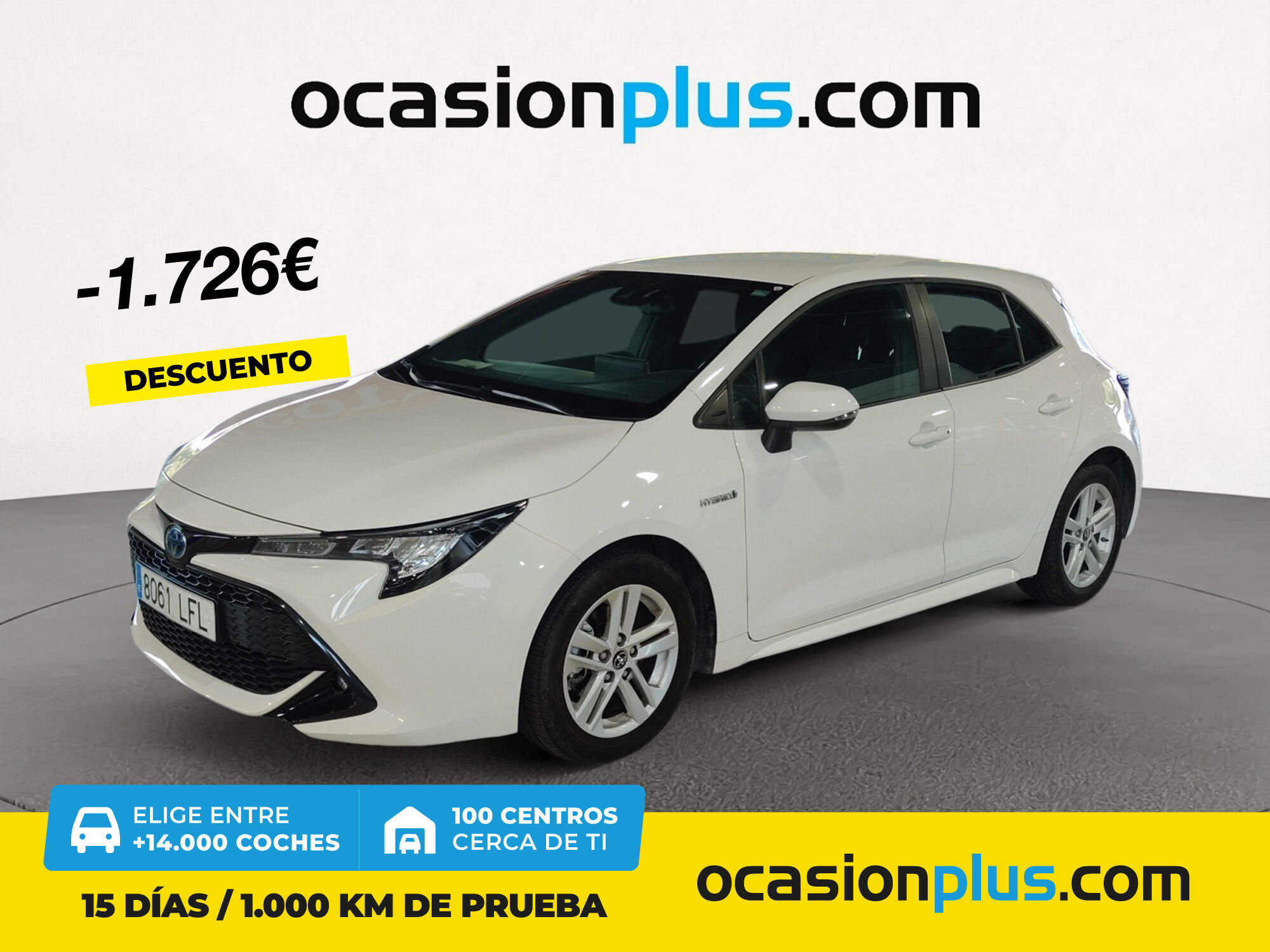 TOYOTA Corolla (1.8 125 Híbrido Active Tech E-CVT 90 kW (122 CV)) en Madrid
