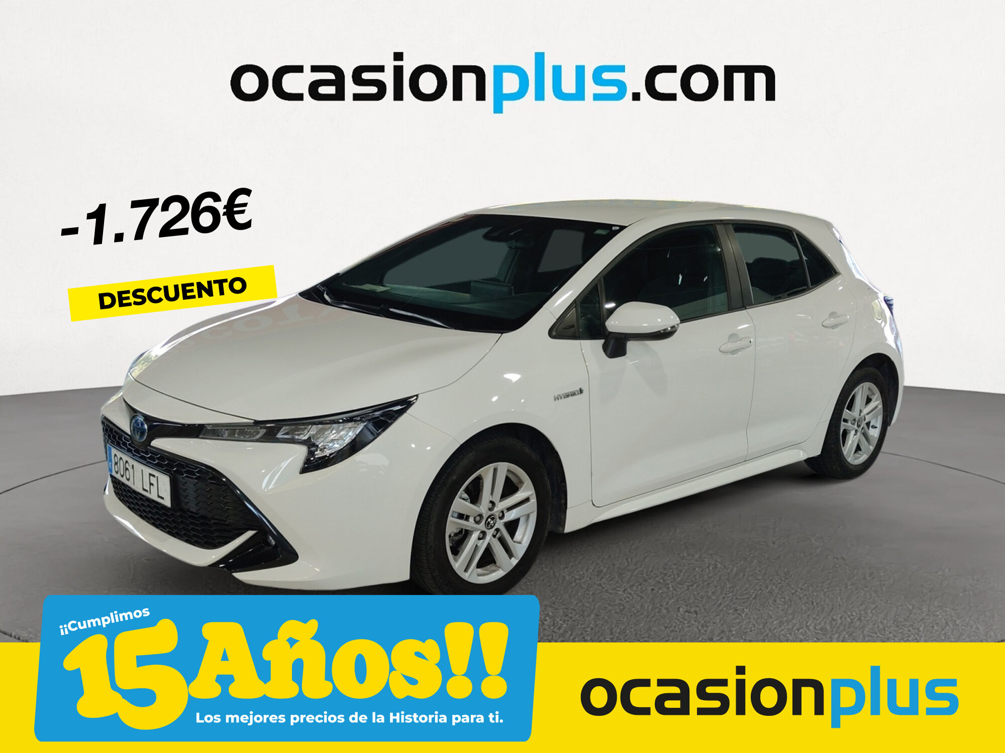 TOYOTA Corolla (1.8 125 Híbrido Active Tech E-CVT 90 kW (122 CV)) en Madrid
