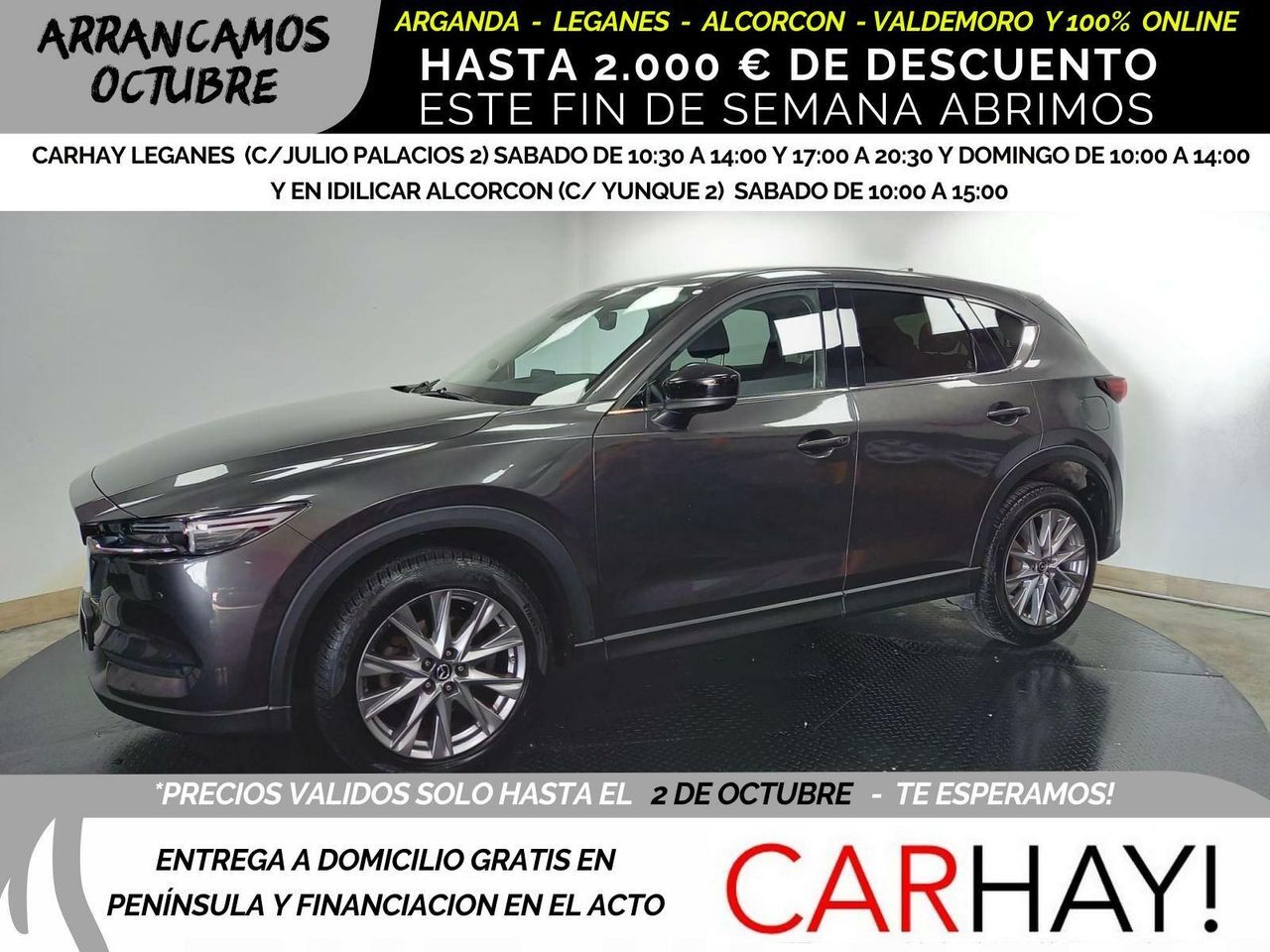 MAZDA CX-5 (2.2 D 110KW ZENITH SAFETY 2WD) en Madrid
