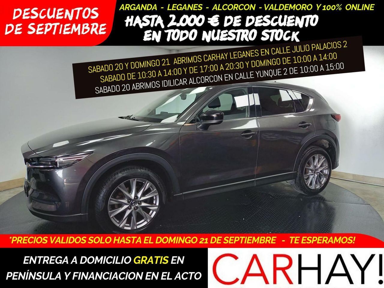 MAZDA CX-5 (2.2 D 110KW ZENITH SAFETY 2WD) en Madrid