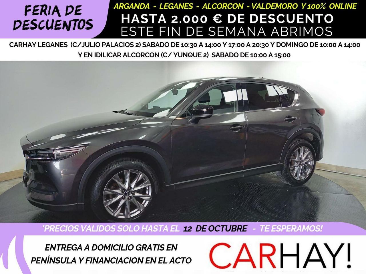MAZDA CX-5 (2.2 D 110KW ZENITH SAFETY 2WD) en Madrid
