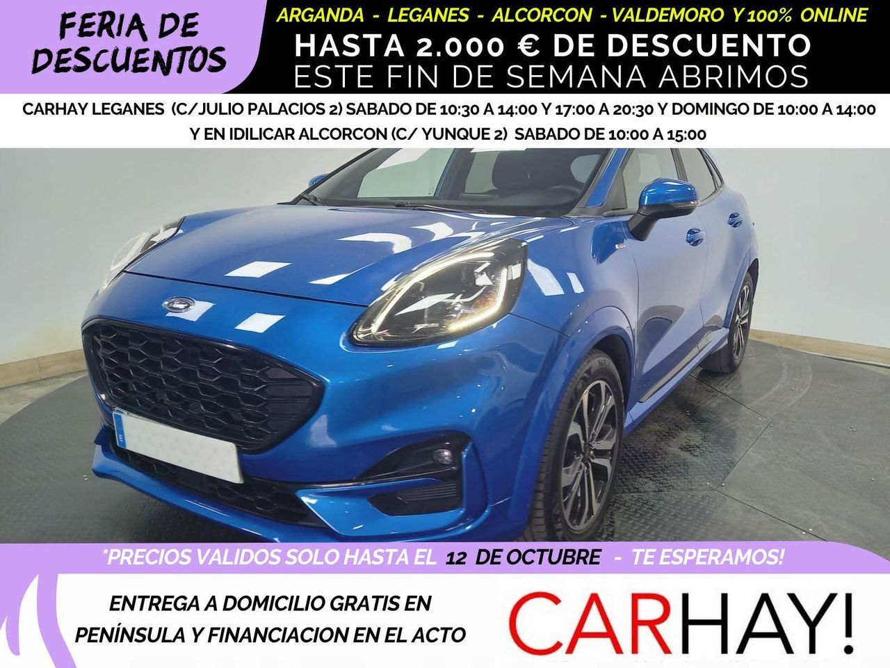 FORD Puma (ST LINE 5D 1.0T 125CV MHEV M6 FWD) en Madrid