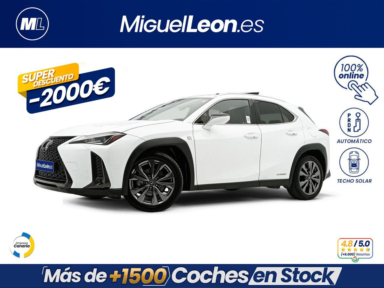 LEXUS UX (2.0 250h F Sport) en Palmas, Las