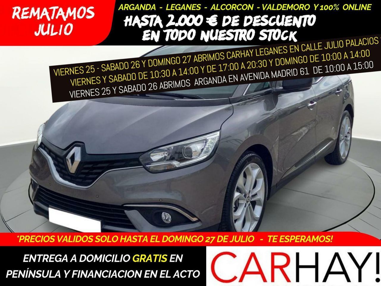RENAULT Scénic (IV BUSINESS 1.5 DCI 110CV 7 PLAZAS) en Madrid