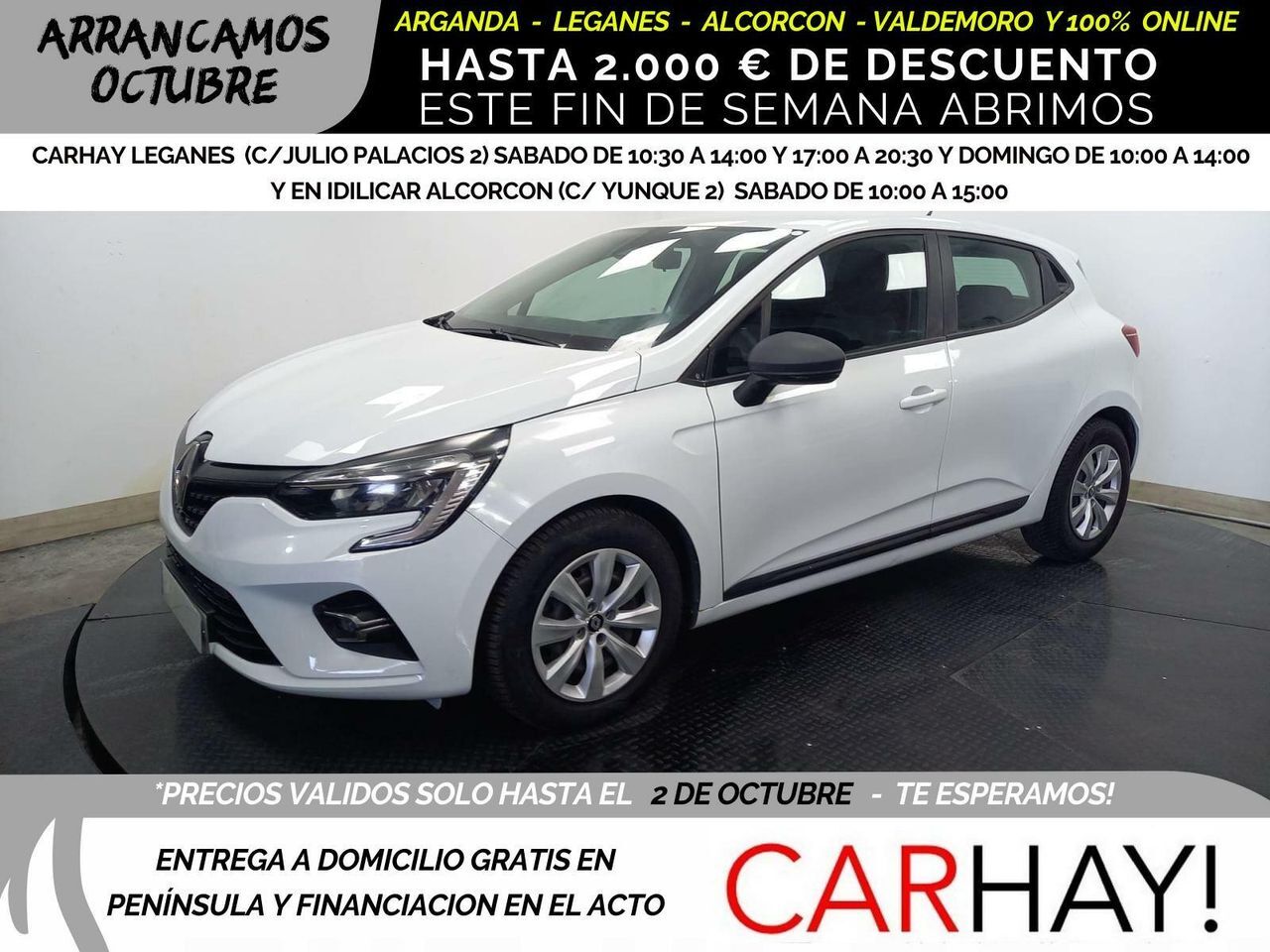 RENAULT Clio (BUSINESS BLUE DCI 63 KW (85CV)) en Madrid