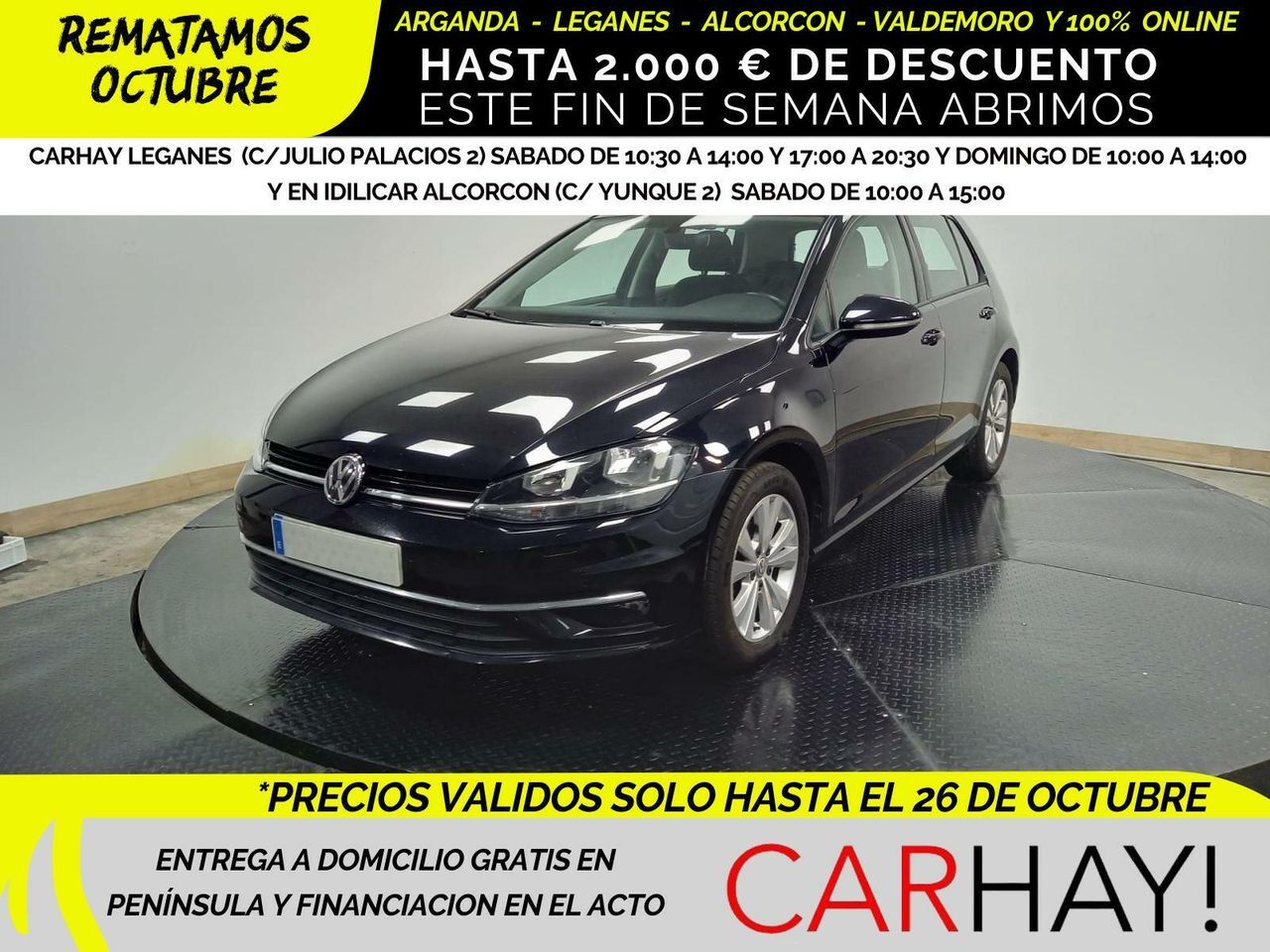 VOLKSWAGEN Golf (VII 1.0 TSI Comfortline OPF (EU6.2)) en Madrid