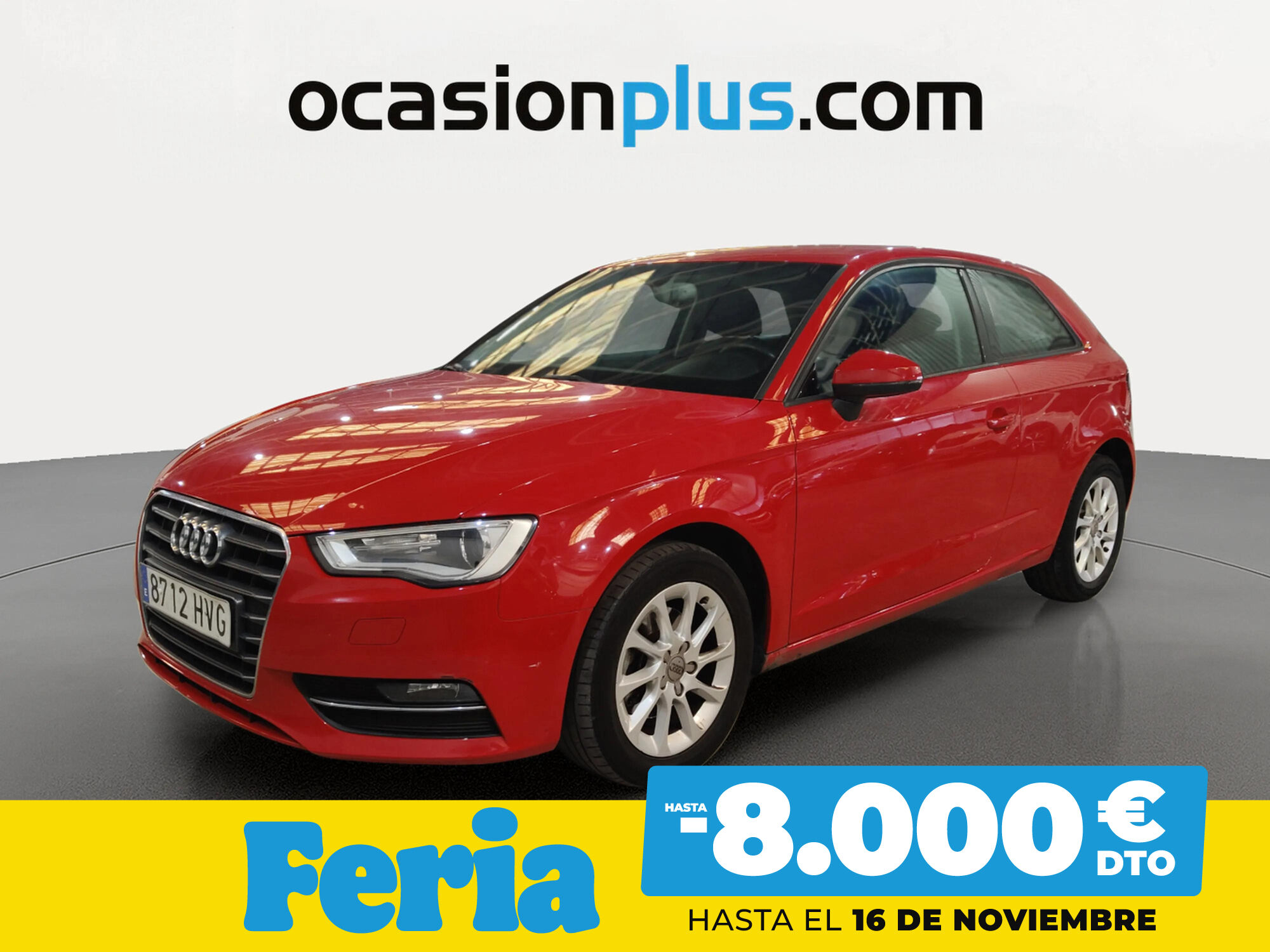 AUDI A3 (Attracted 1.6 TDI 77 kW (105 CV)) en Madrid