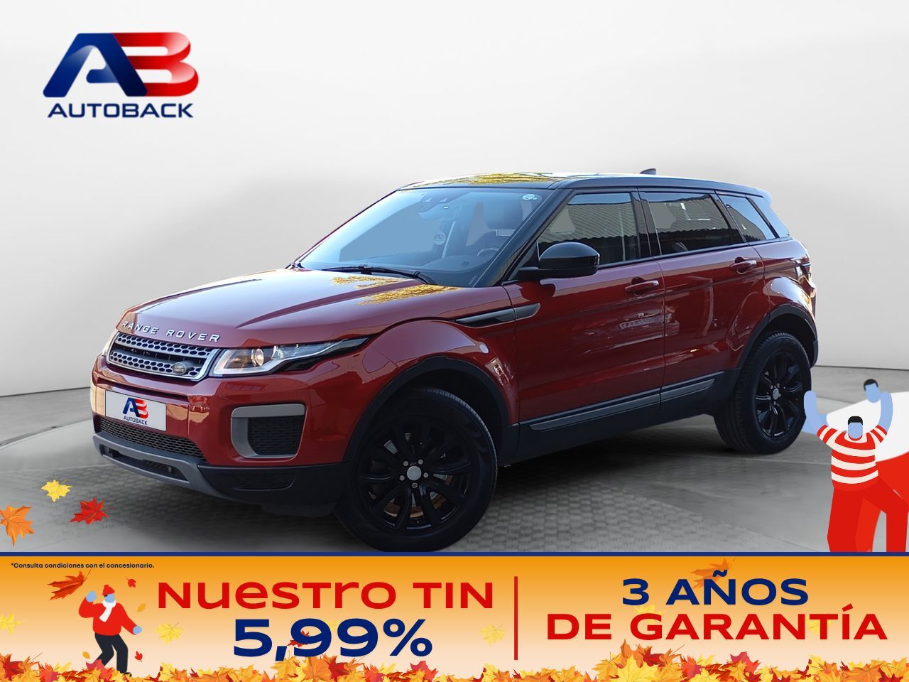 LAND ROVER Range Rover Evoque (2.0L TD4 110kW 4x4 Dynamic Auto Conv) en Mad