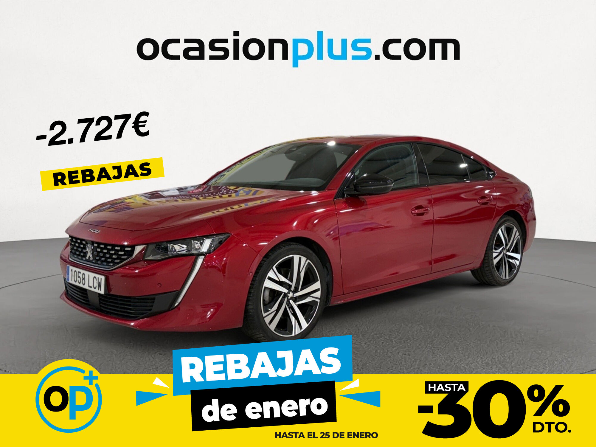 PEUGEOT 508 (BlueHDi 180 S&S GT EAT8 132 kW (180 CV)) en Madrid