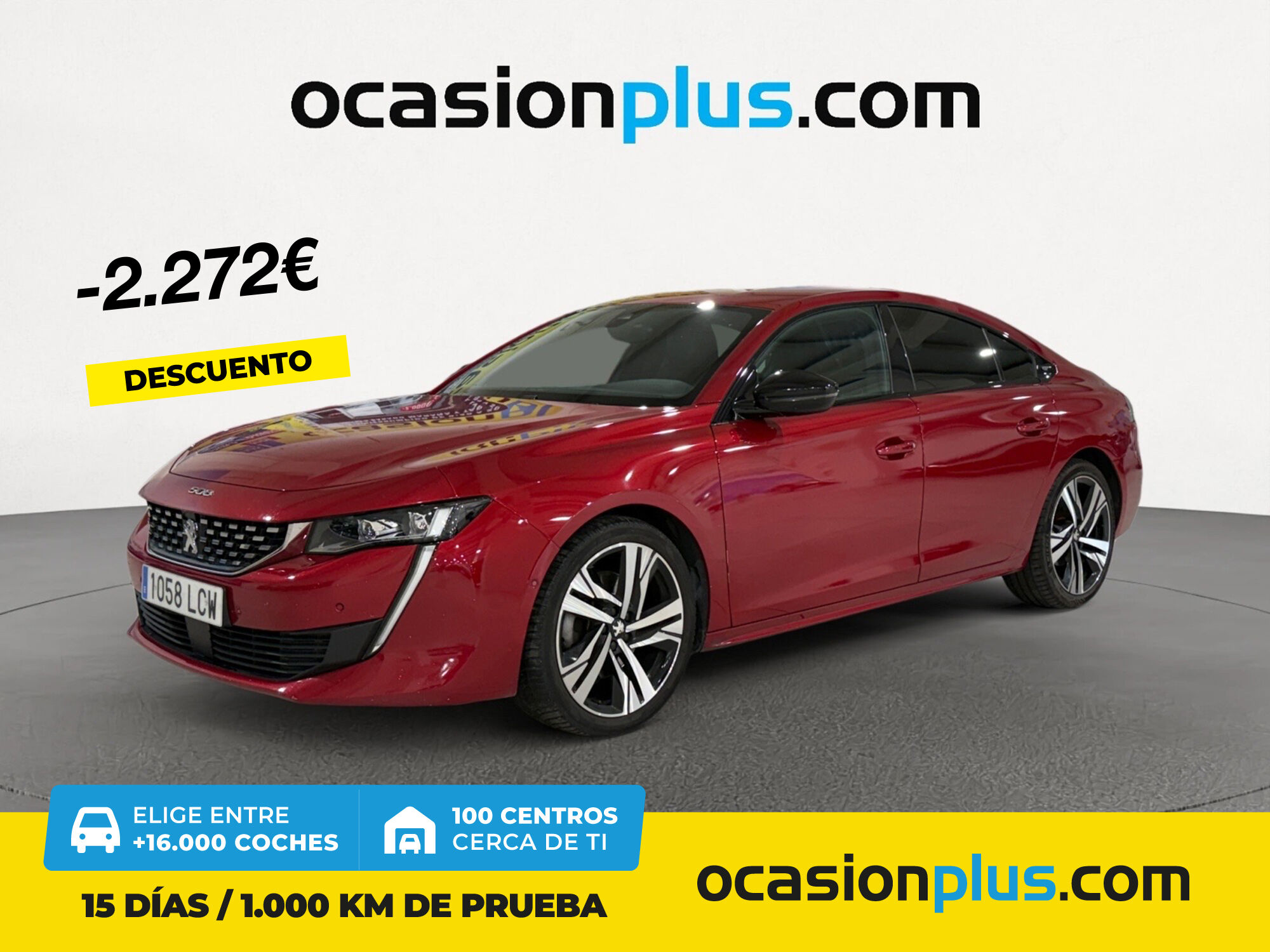 PEUGEOT 508 (BlueHDi 180 S&S GT EAT8 132 kW (180 CV)) en Madrid