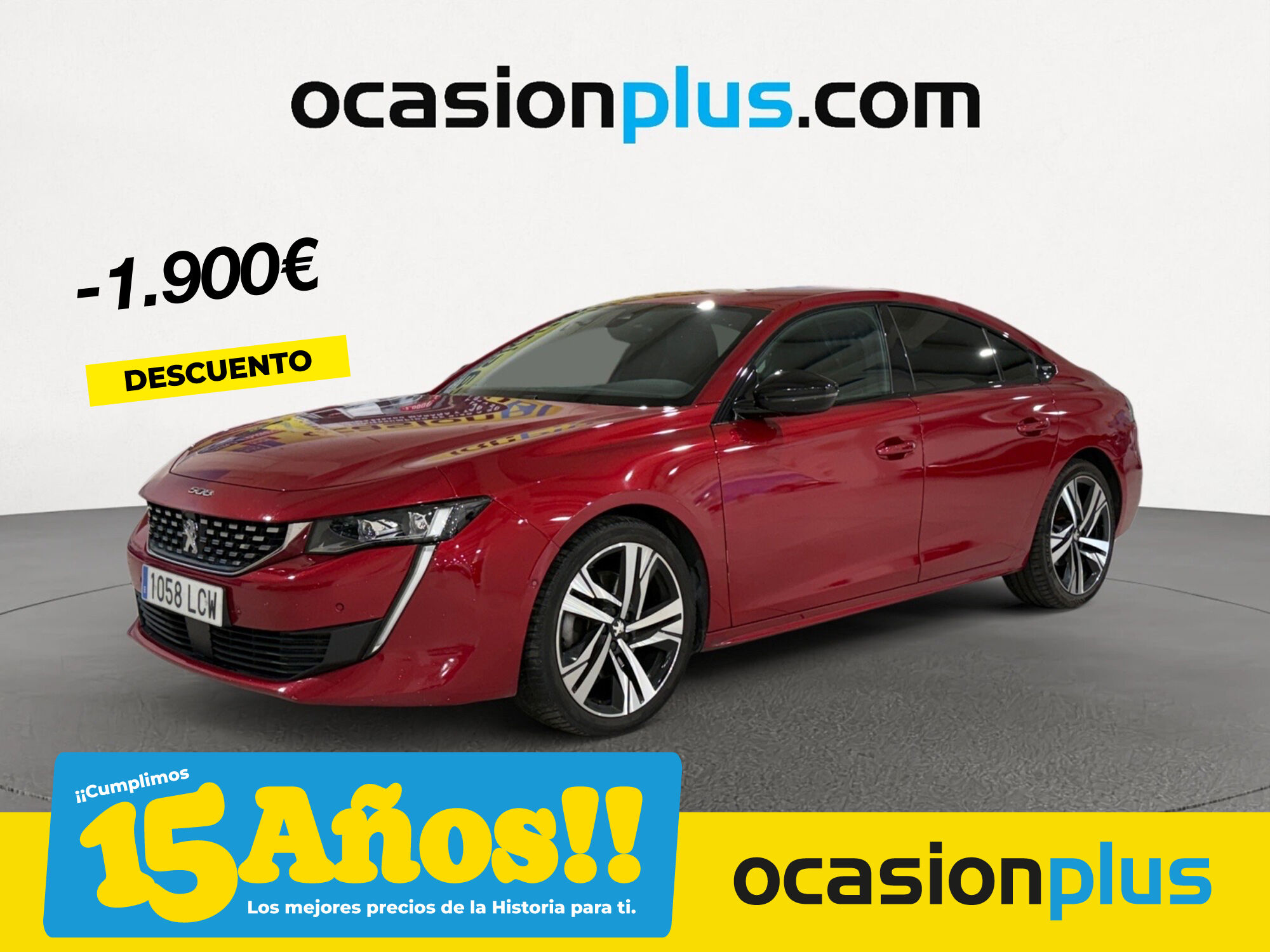 PEUGEOT 508 (BlueHDi 180 S&S GT EAT8 132 kW (180 CV)) en Madrid