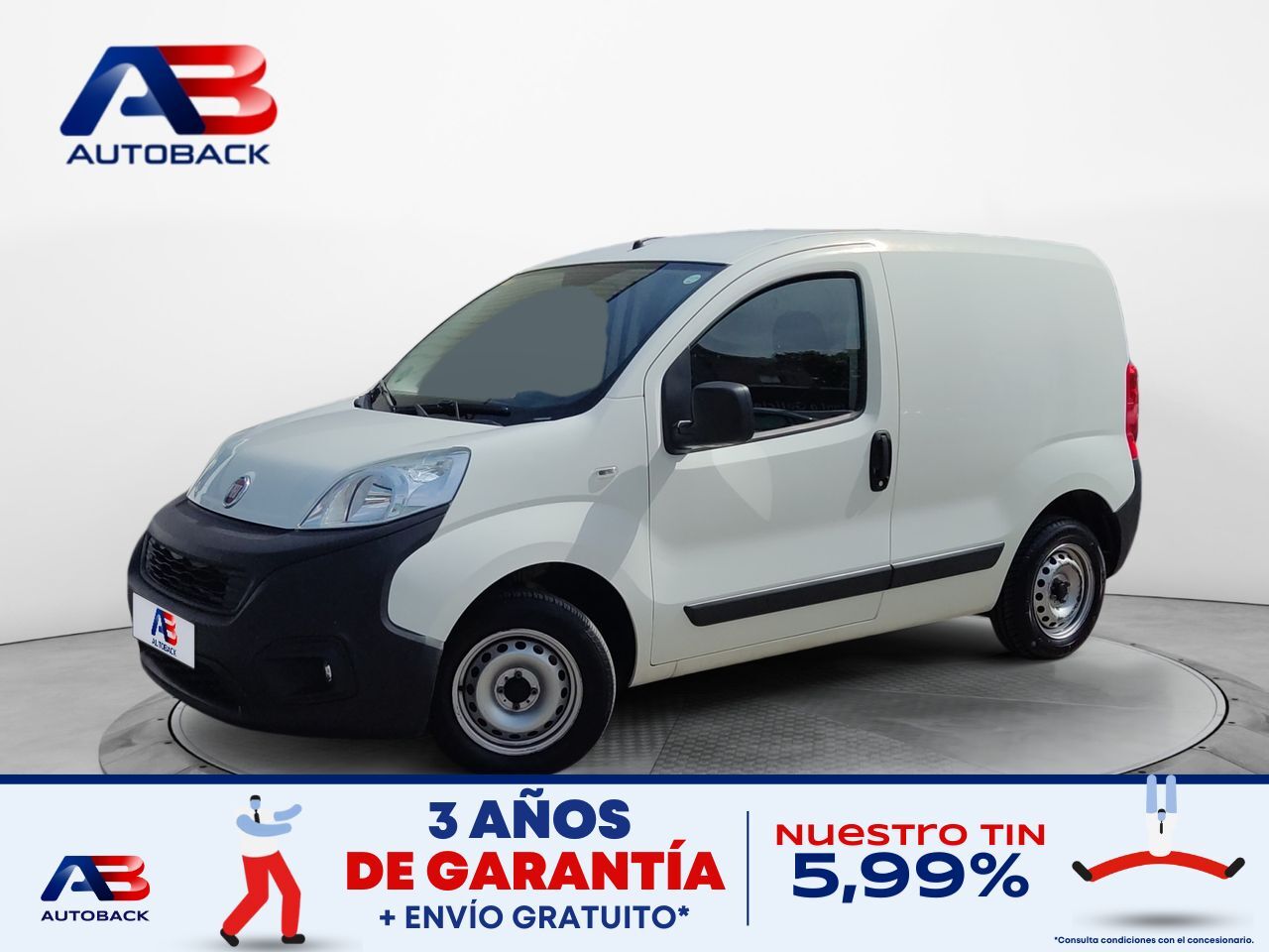 FIAT Fiorino (Cargo Base N1 1.3 MJet 59 kW (80 CV) 4 Puertas) en Madrid