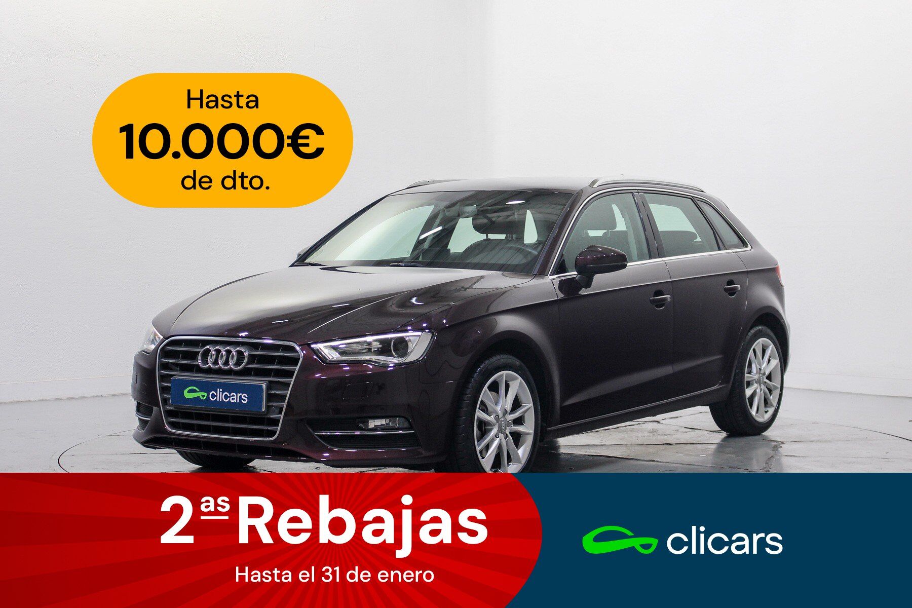 AUDI A3 (A3 Sportback 1.6TDI CD Advanced) en Madrid