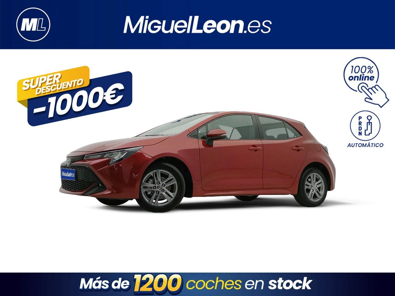 TOYOTA Corolla (1.8 125H ACTIVE E-CVT) en Palmas, Las