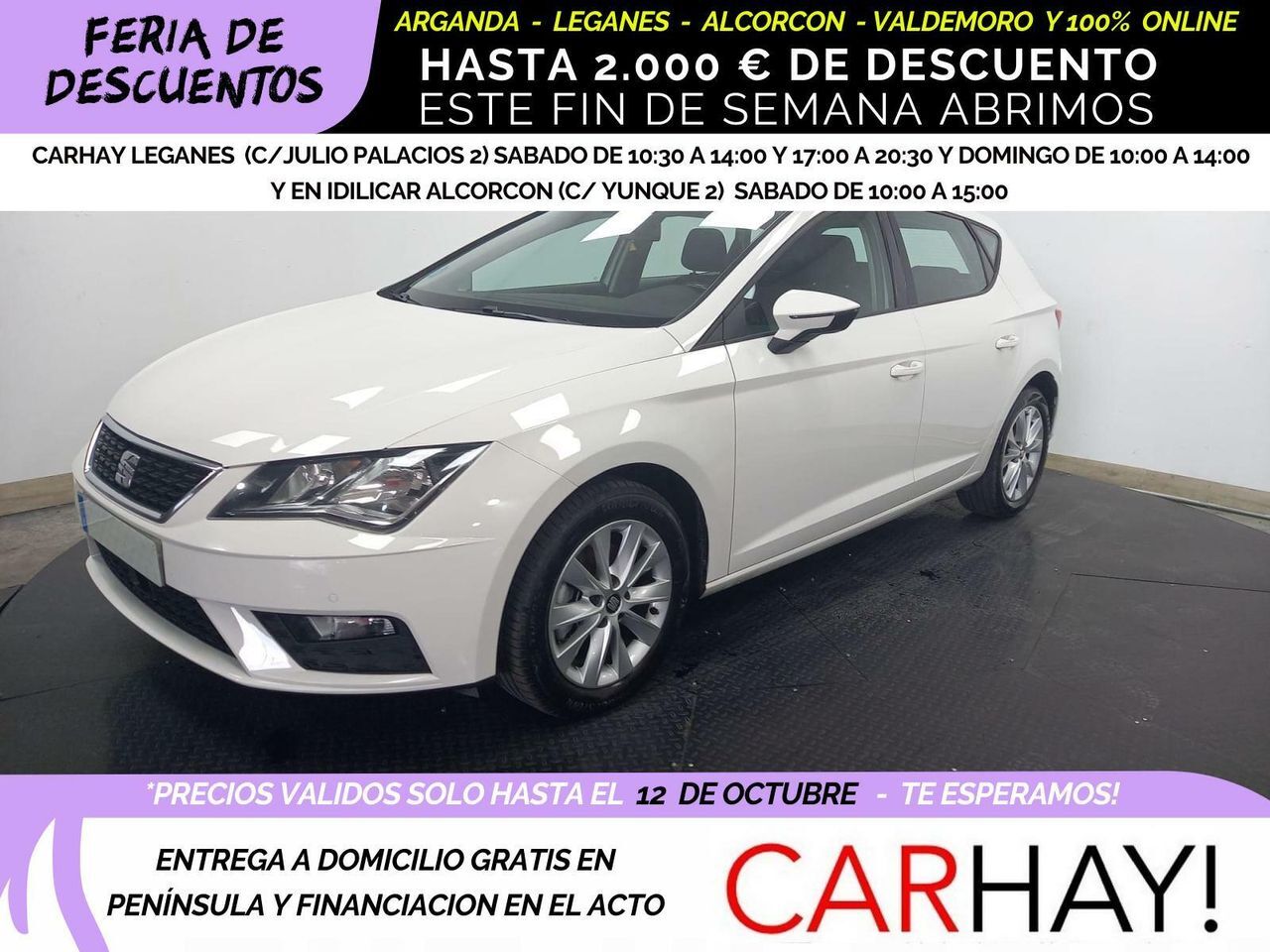 SEAT León (1.5 TGI 96kW (130CV) St&Sp Style) en Madrid