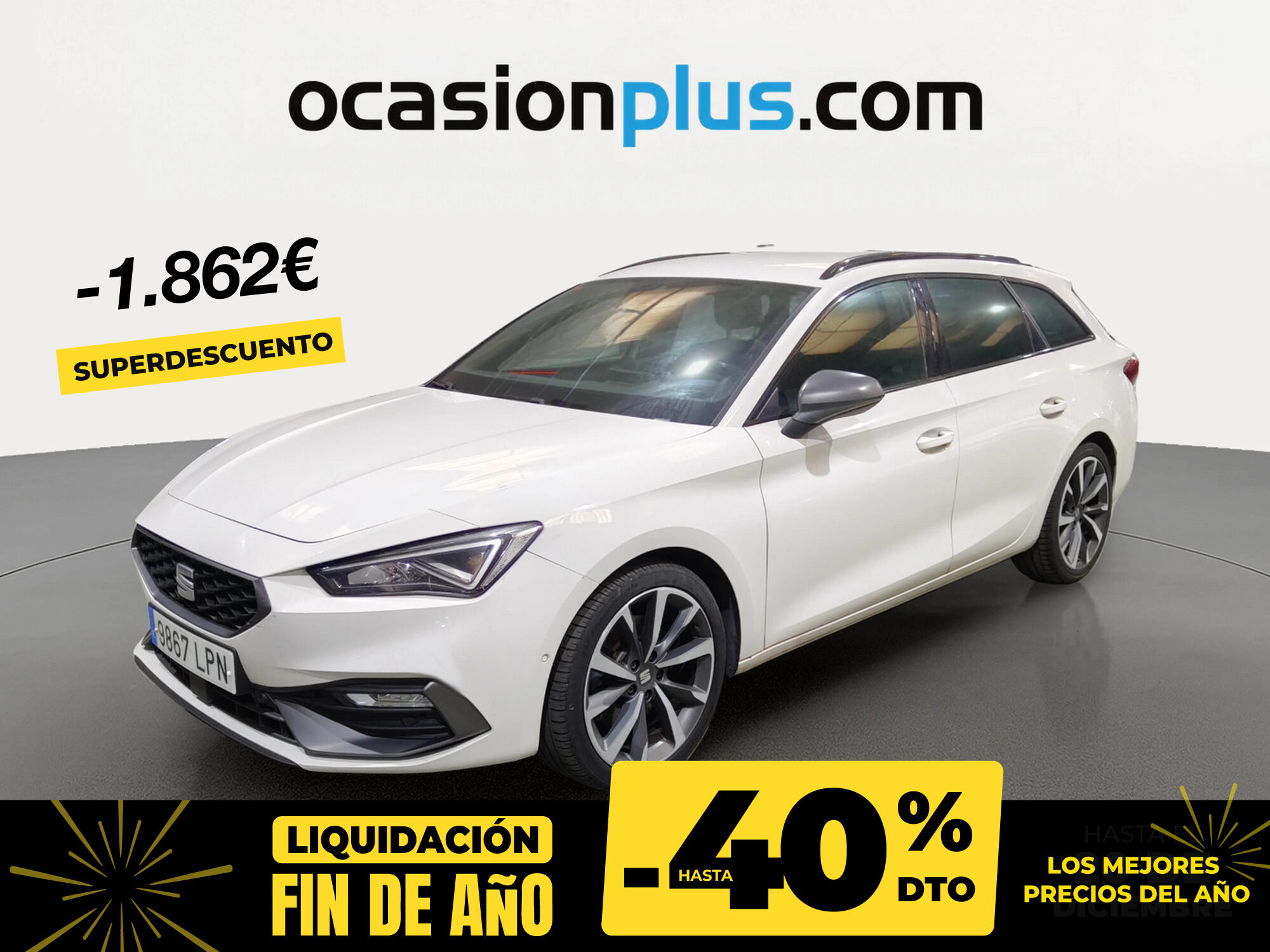 SEAT León (1.5 TSI S&S FR Go L 110 kW (150 CV)) en Madrid