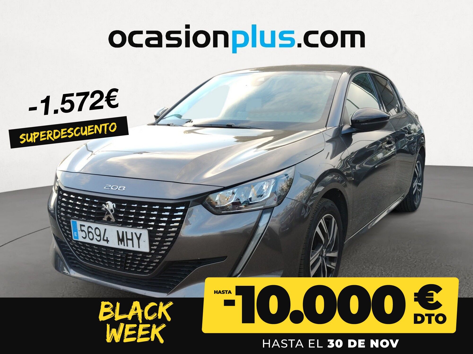 PEUGEOT 208 (PureTech 100 Allure 75 kW (100 CV)) en Madrid