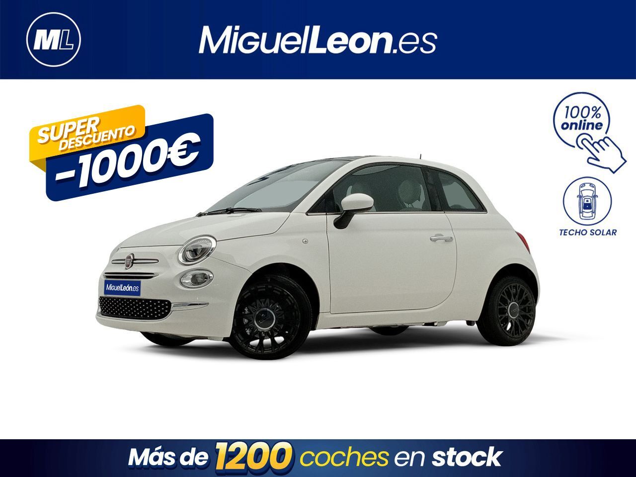 FIAT 500 (Dolcevita 1.0 Hybrid 51KW (70 CV)) en Palmas, Las