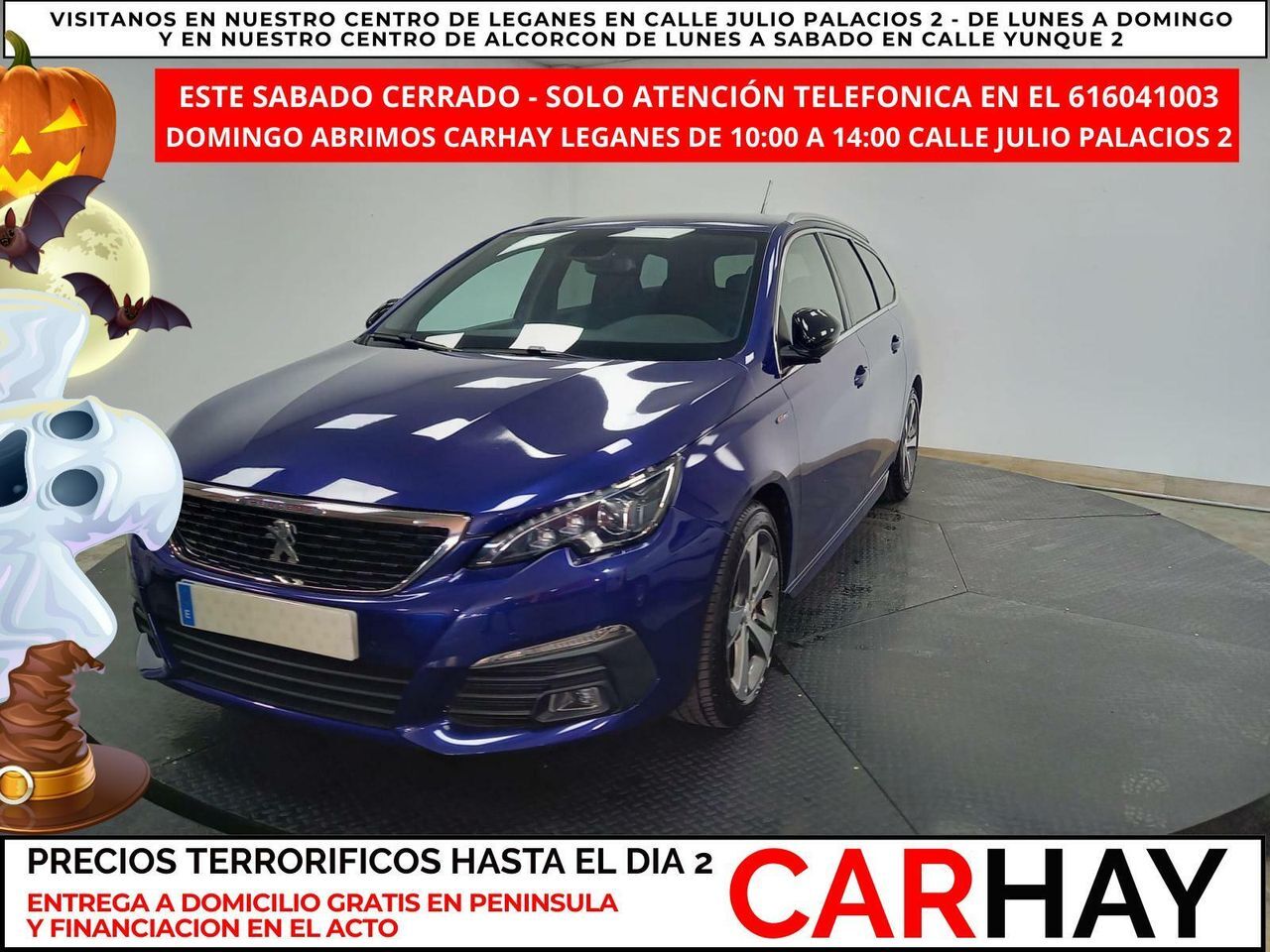 PEUGEOT 308 (SW 1.5 BLUE HDI 130 GT LINE (EU6.2) 5D) en Madrid