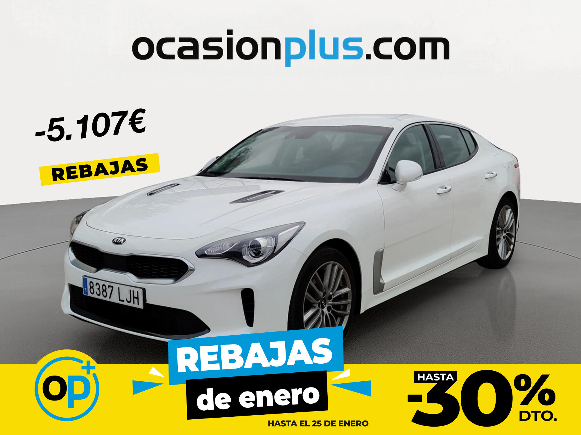 KIA Stinger (2.2 CRDi Style 4x2 Auto 147 kW (200 CV)) en Madrid