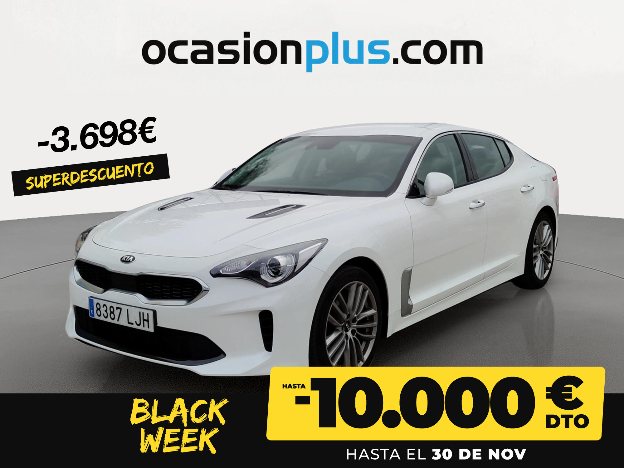 KIA Stinger (2.2 CRDi Style 4x2 Auto 147 kW (200 CV)) en Madrid