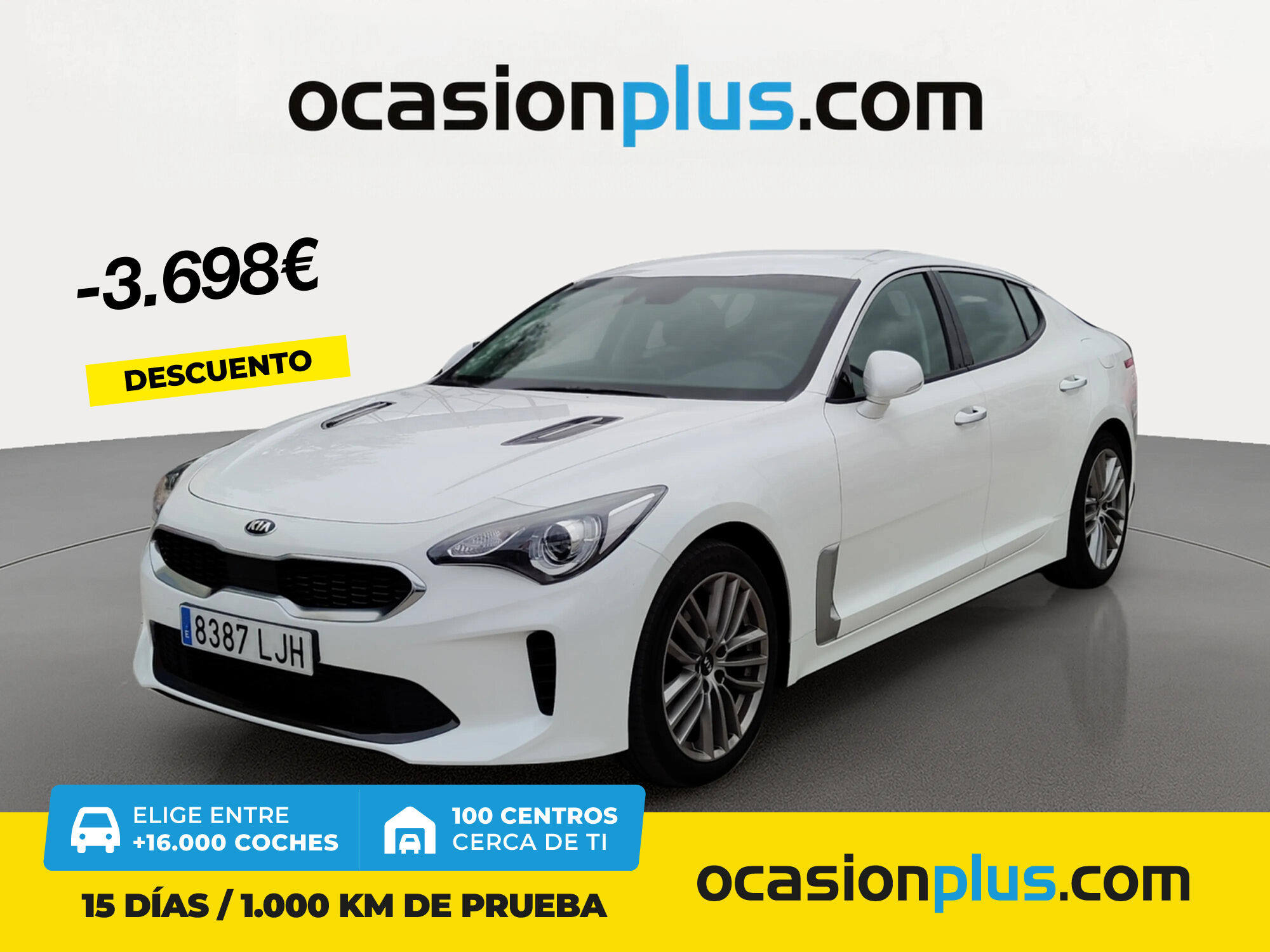 KIA Stinger (2.2 CRDi Style 4x2 Auto 147 kW (200 CV)) en Madrid