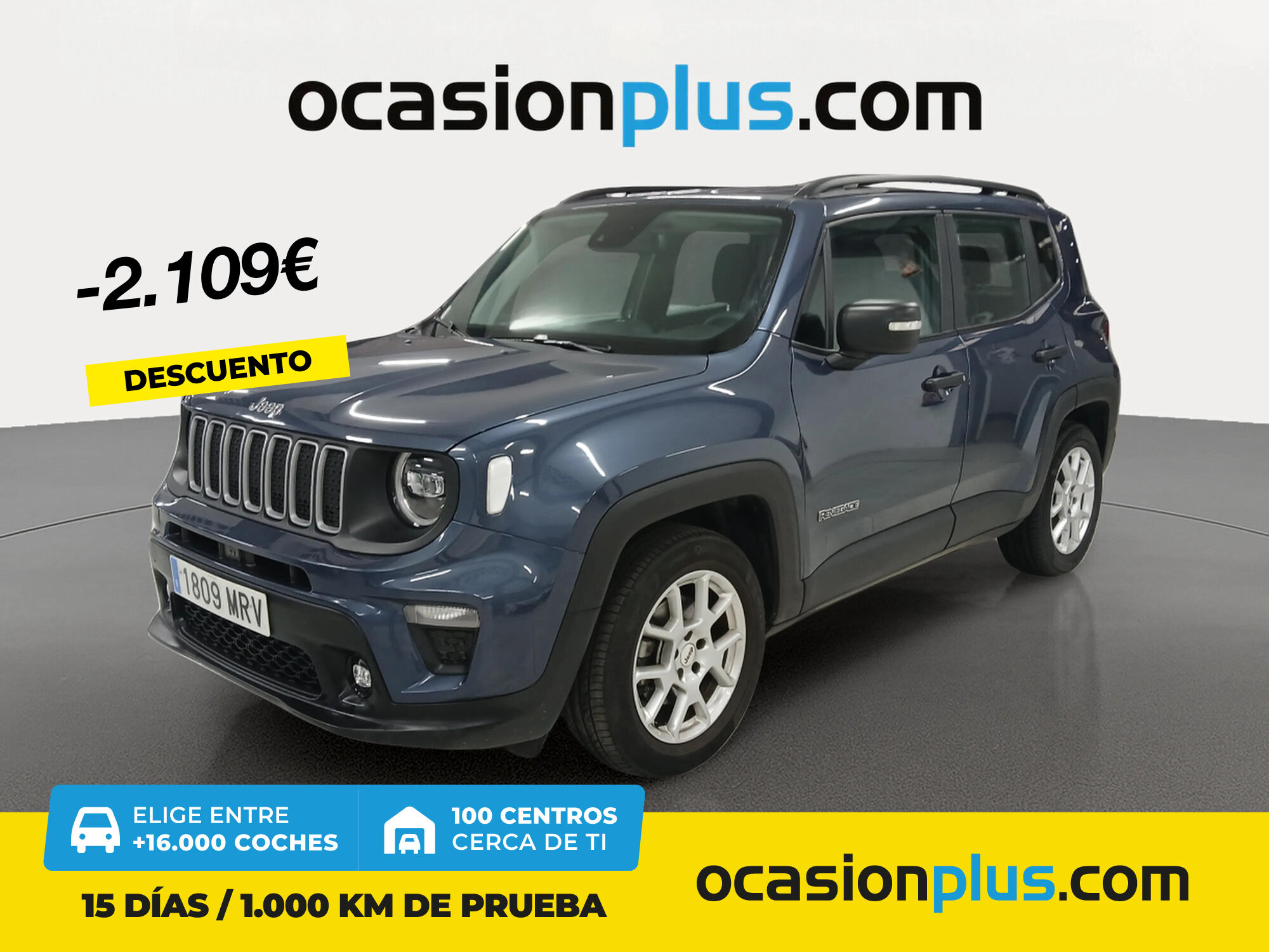 JEEP Renegade (eHybrid 1.5 Limited ATX 96 kW (130 CV)) en Madrid