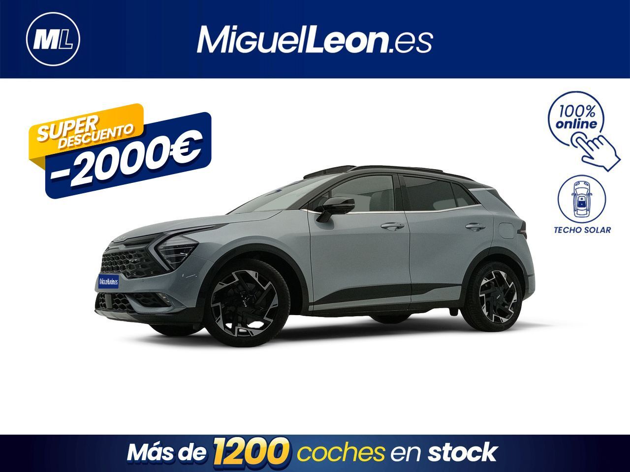 KIA Sportage (1.6 T-GDI MHEV GT-LINE 150CV) en Palmas, Las