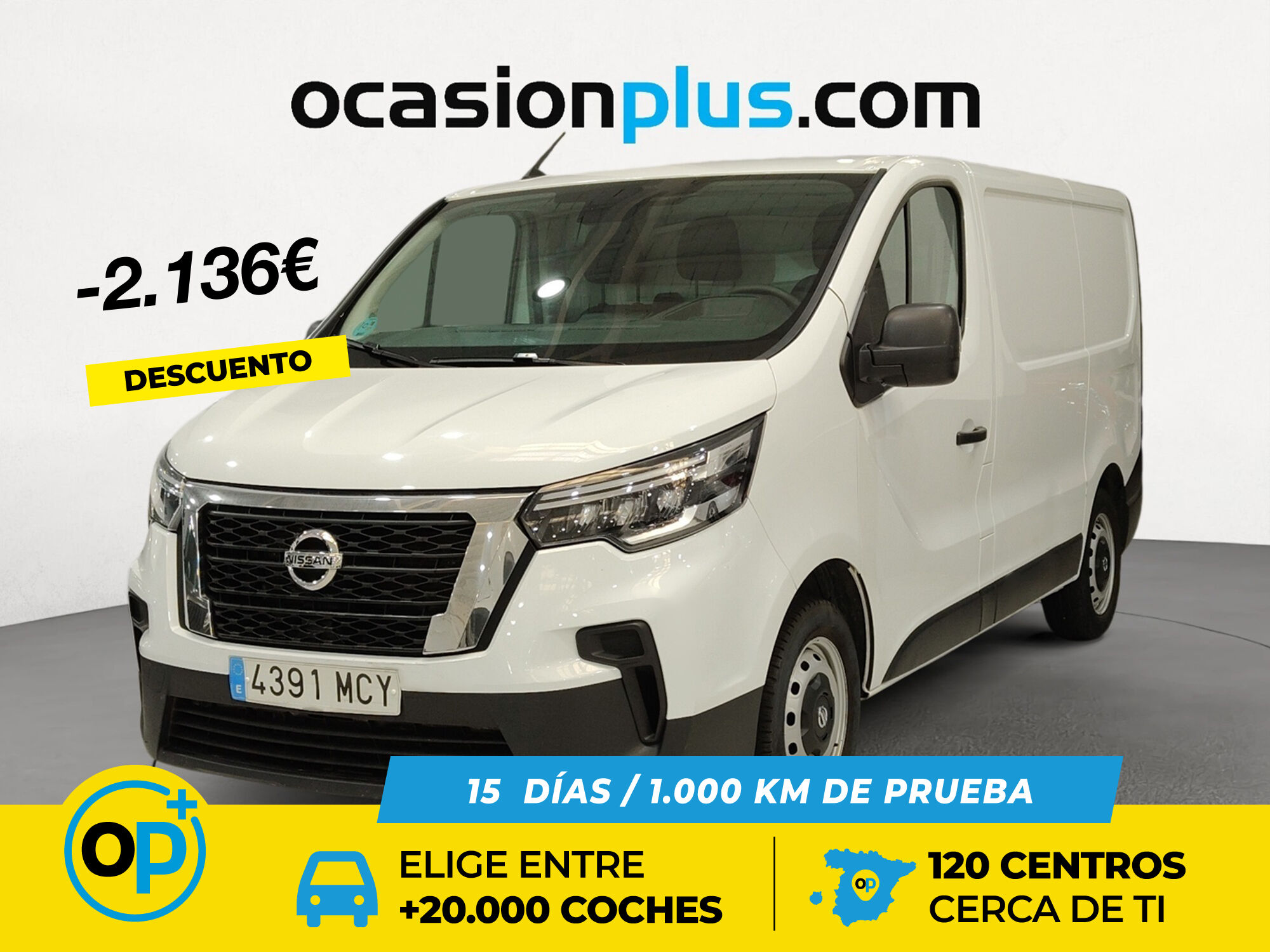 NISSAN Primastar (Furgón 2.0 dCi Optima 1T L1H1 81 kW (110 CV)) en Madrid