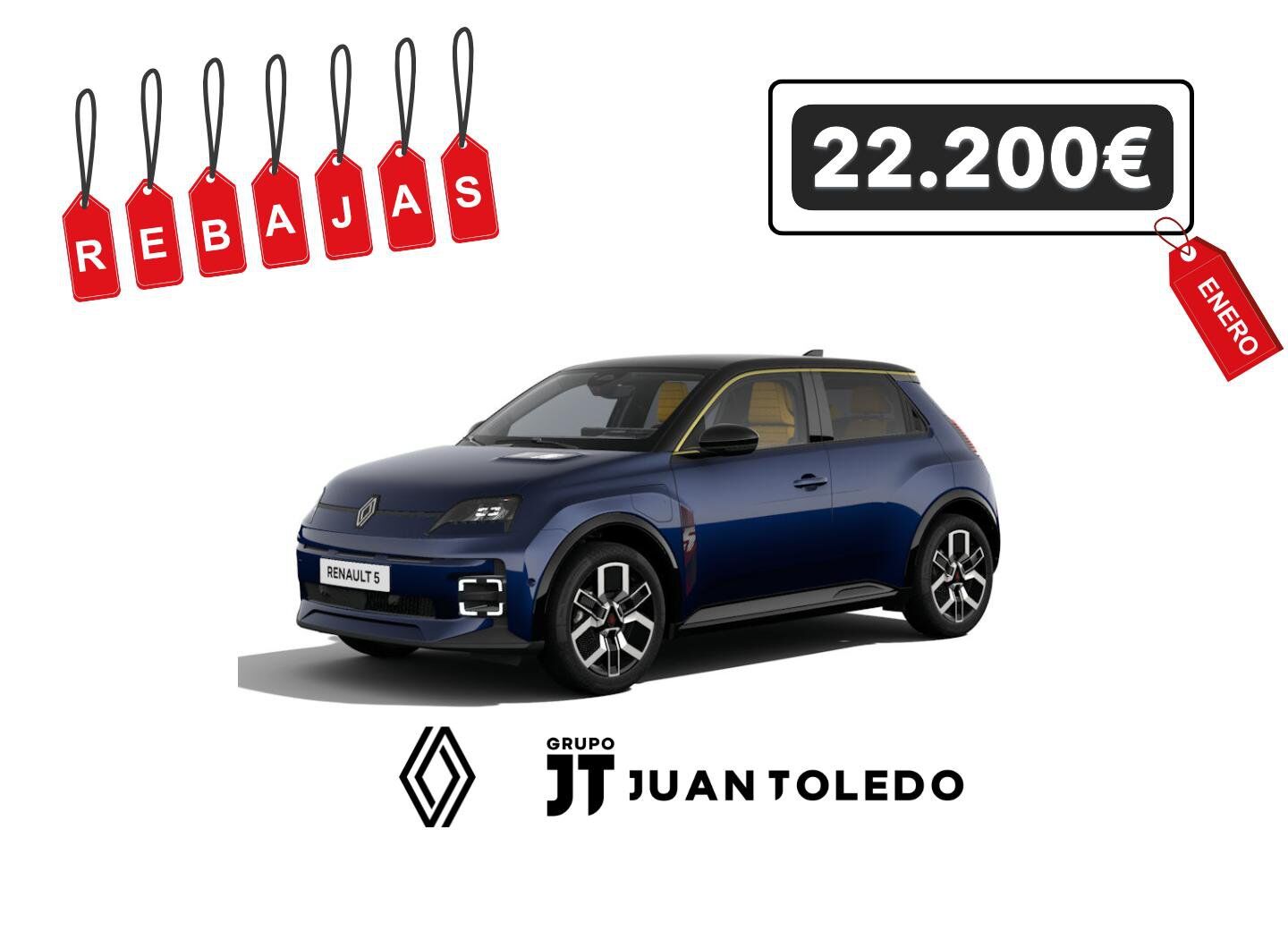 RENAULT R5 (90kW (120CV) Autonomía Urbana techno) en Palmas, Las