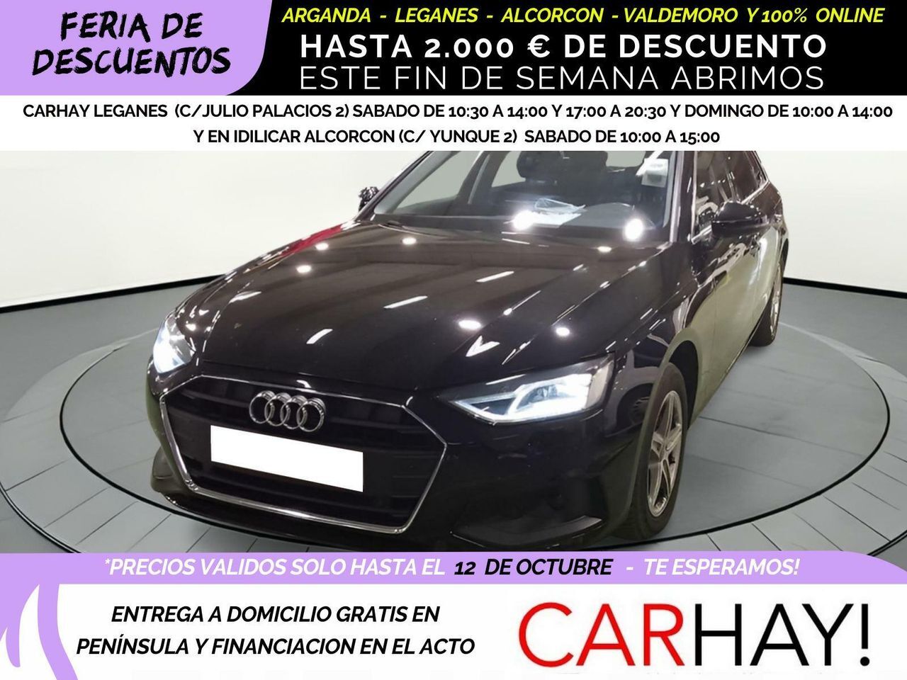 AUDI A4 (AVANT 2.0 30 TDI 100KW S TR BUSINESS ED) en Madrid