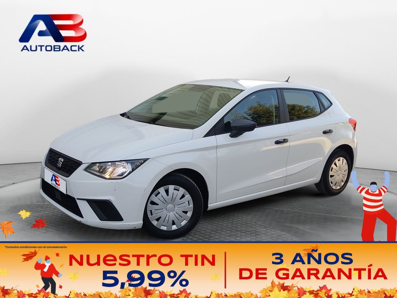 SEAT Ibiza (1.0 TGI 66kW (90CV) Reference Business2) en Madrid
