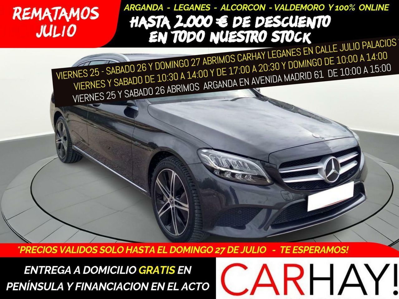 MERCEDES Clase C (BREAK 2.0 C 300 DE BUSINESS SOLUTION AUT) en Madrid