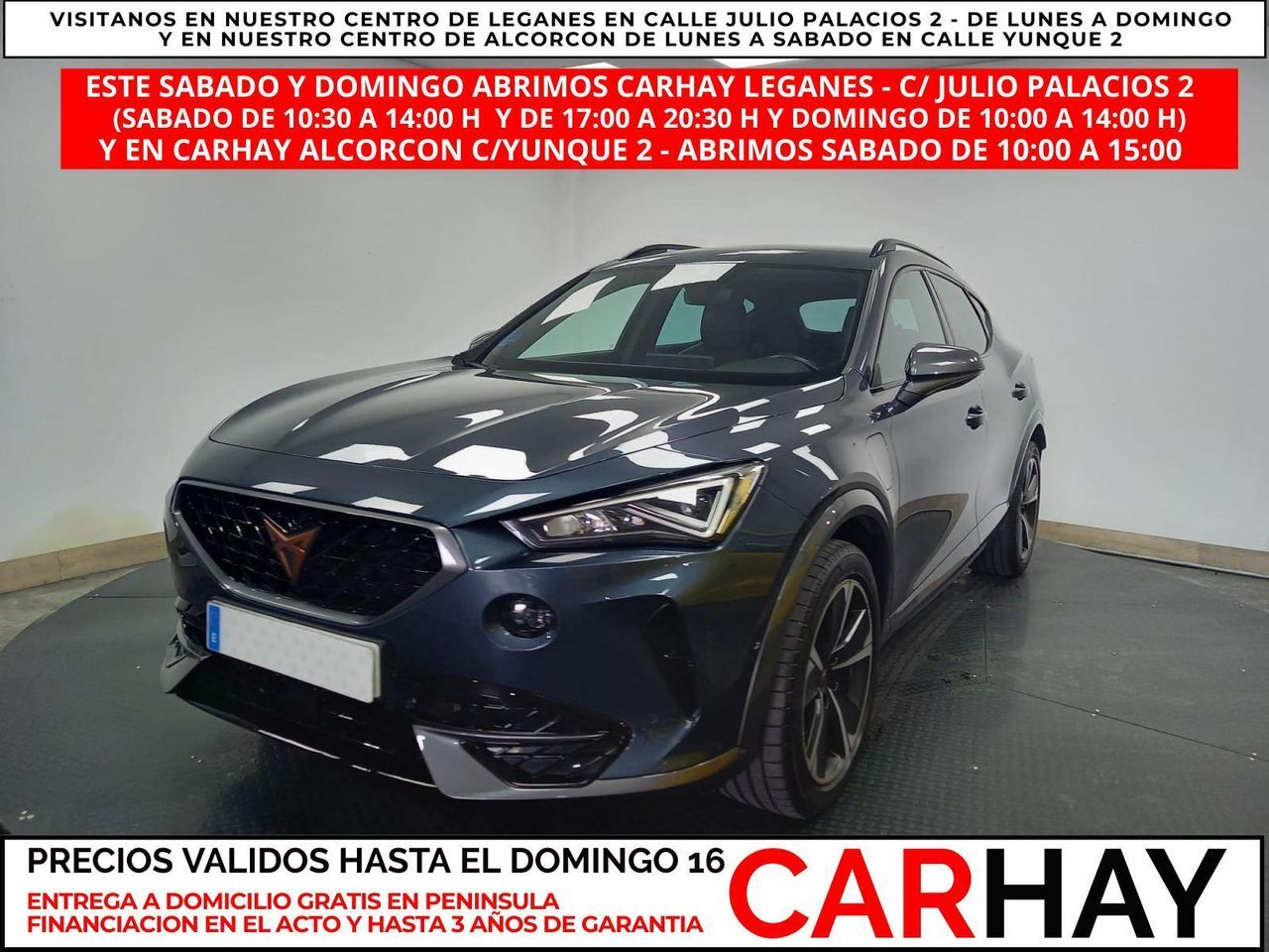 CUPRA Formentor (E-HYBRID 1.4 205CV AT6 E6D) en Madrid