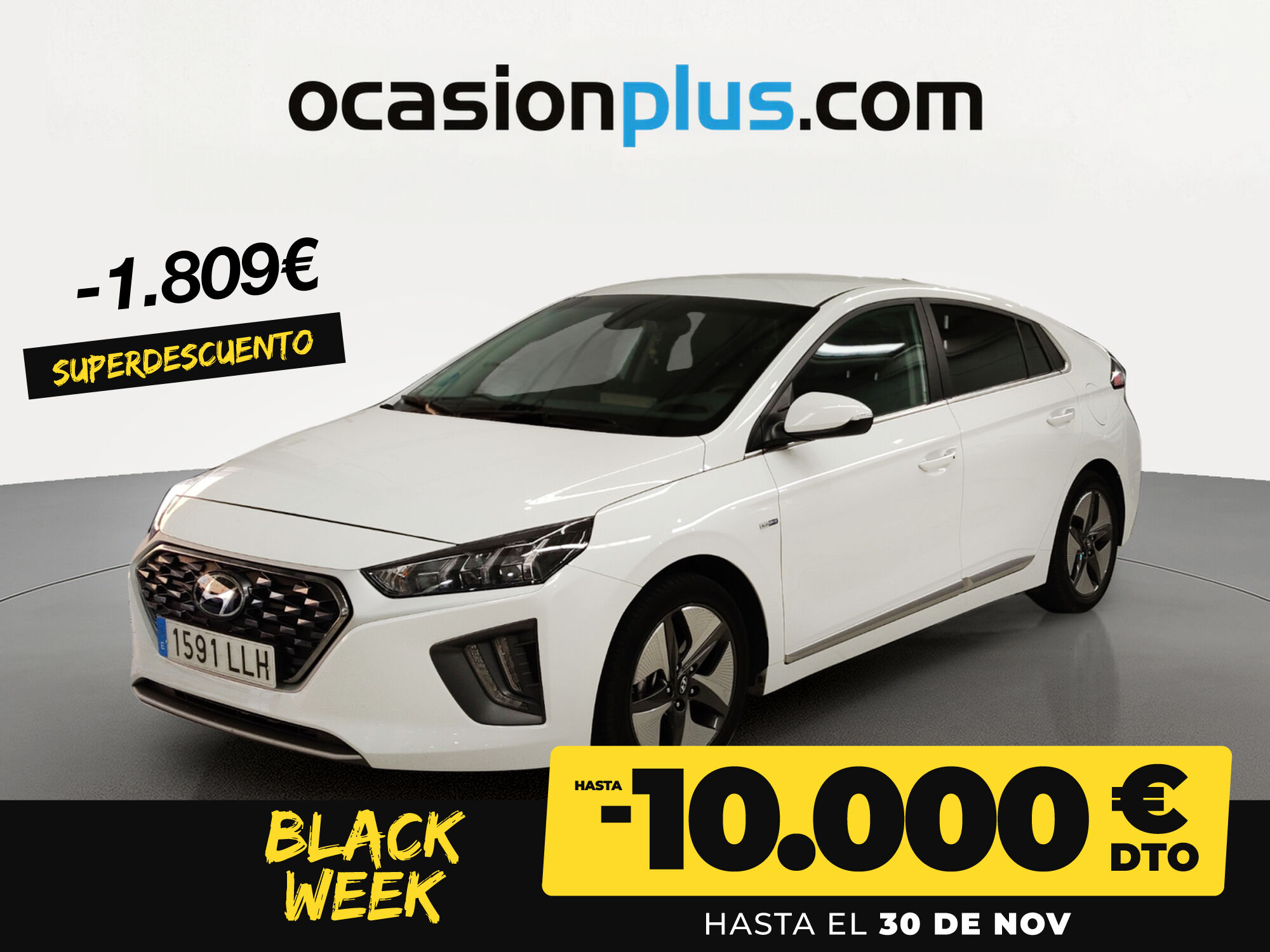 HYUNDAI Ioniq (1.6 GDI HEV Tecno DCT 104 kW (141 CV)) en Madrid