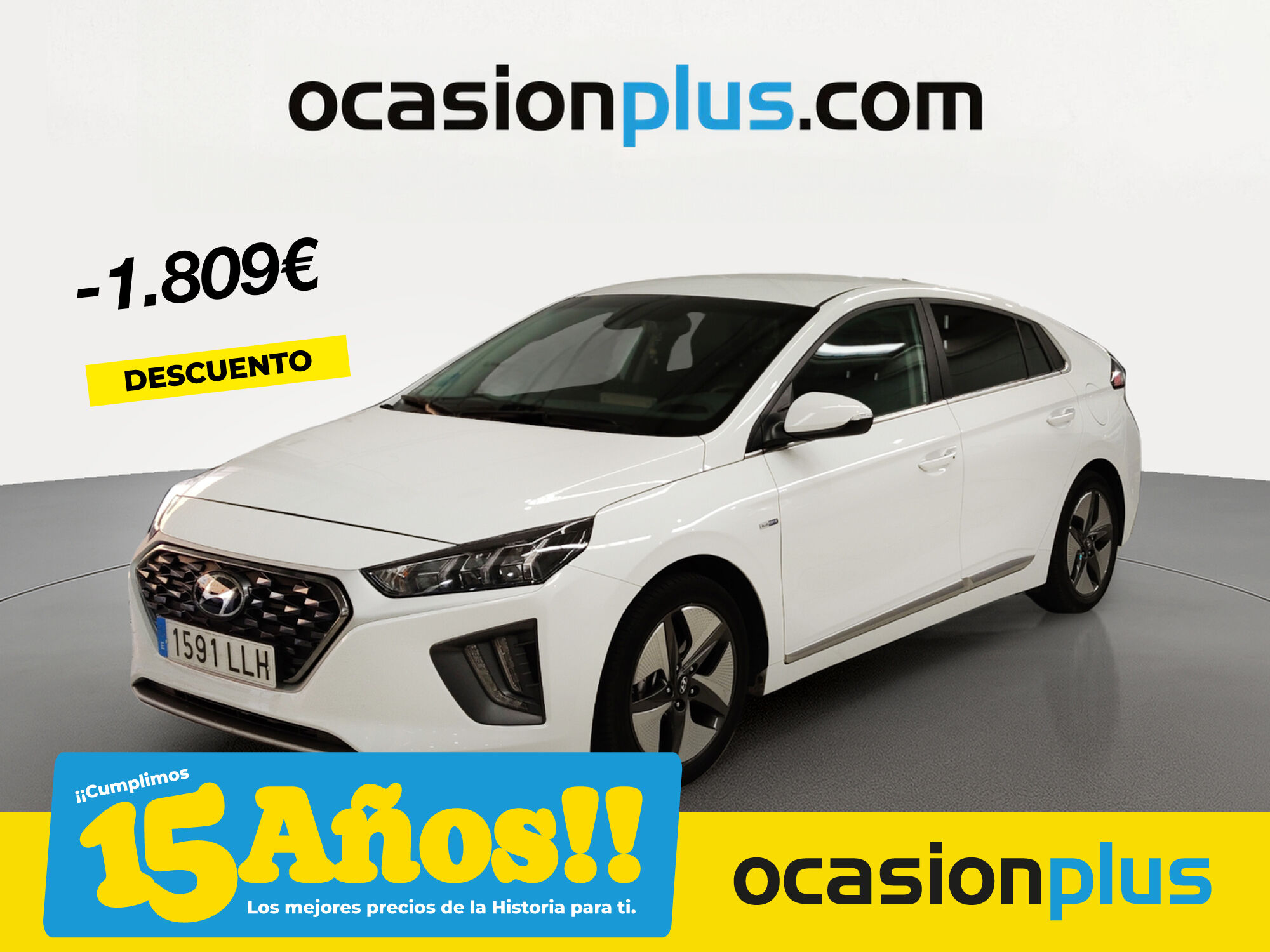 HYUNDAI Ioniq (1.6 GDI HEV Tecno DCT 104 kW (141 CV)) en Madrid