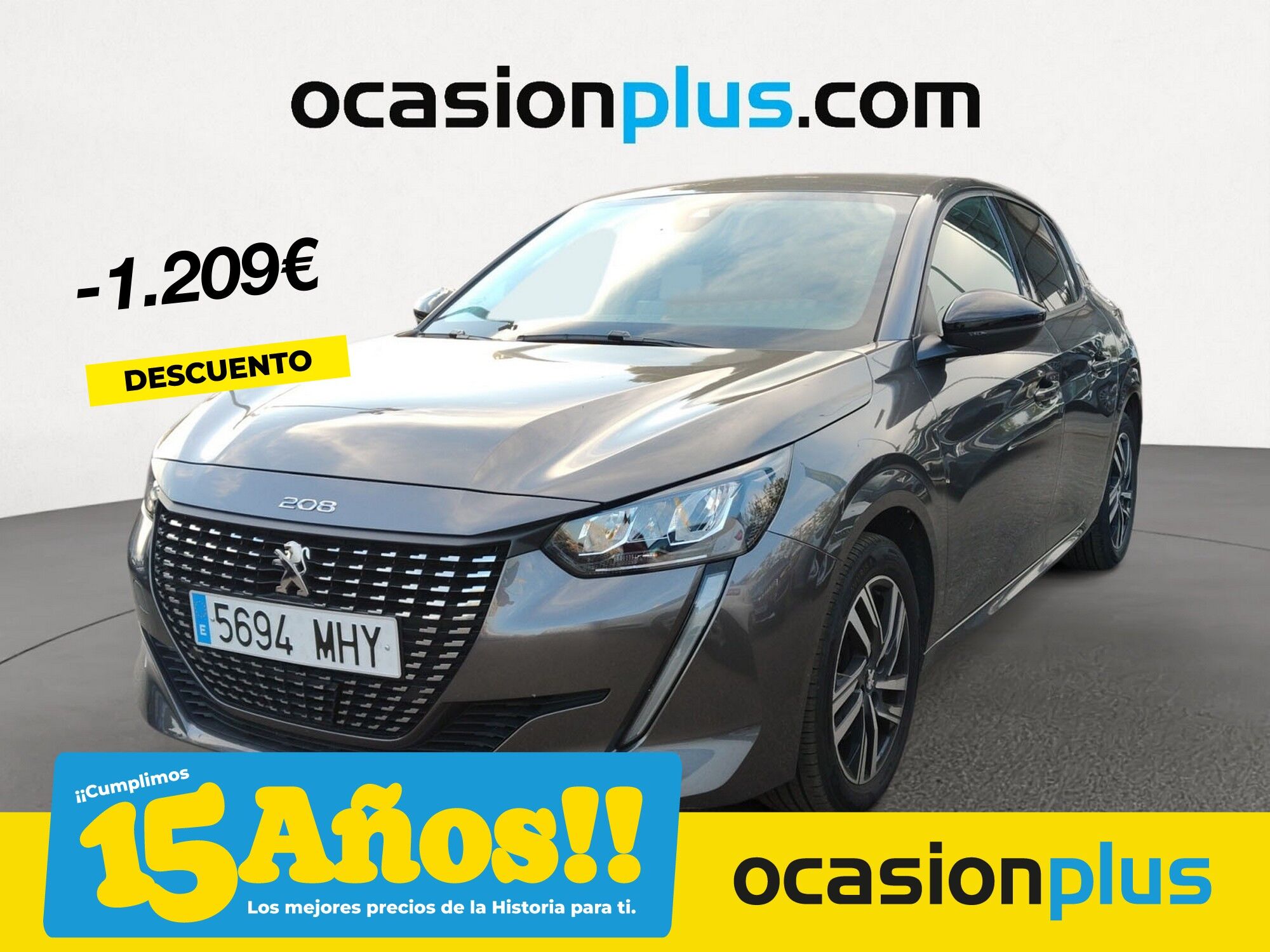 PEUGEOT 208 (PureTech 100 Allure 75 kW (100 CV)) en Madrid