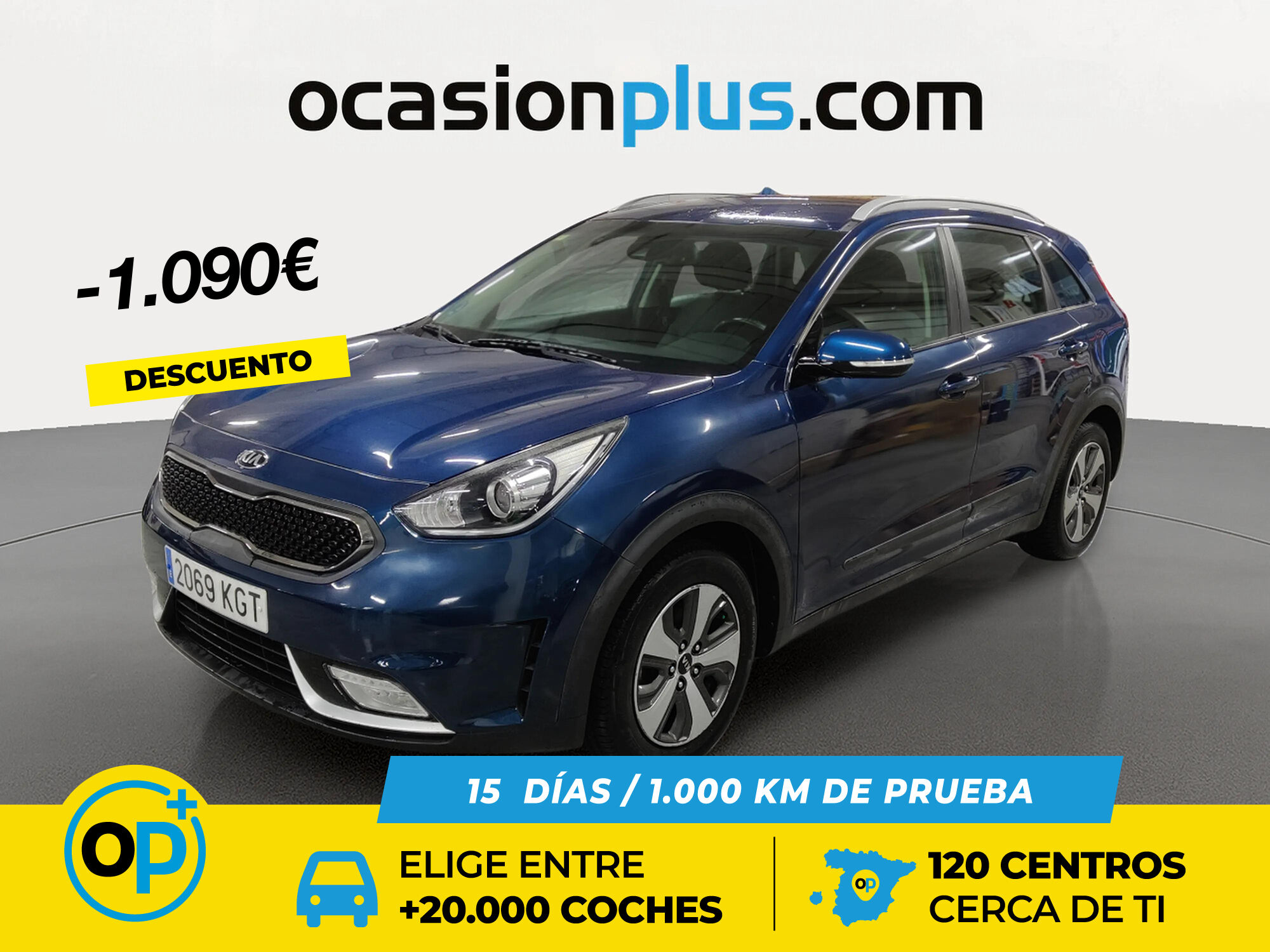 KIA Niro (1.6 GDi HEV Híbrido Drive 104 kW (141 CV)) en Madrid