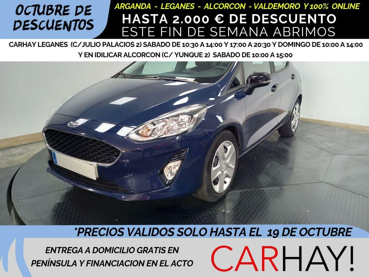 FORD Fiesta (1.0 ECOBOOST MHEV 92KW (125CV) TREND 5P) en Madrid
