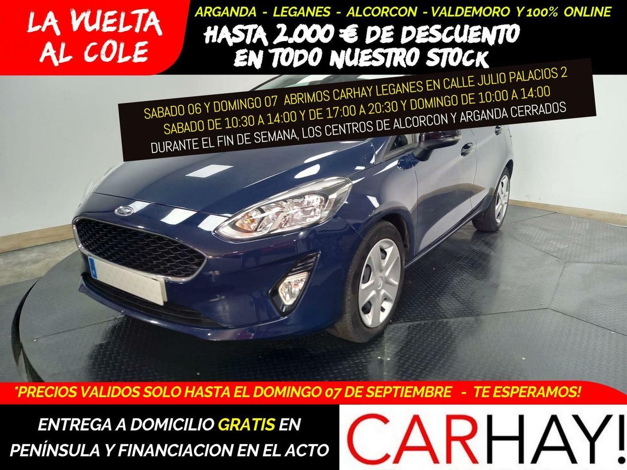 FORD Fiesta (1.0 ECOBOOST MHEV 92KW (125CV) TREND 5P) en Madrid