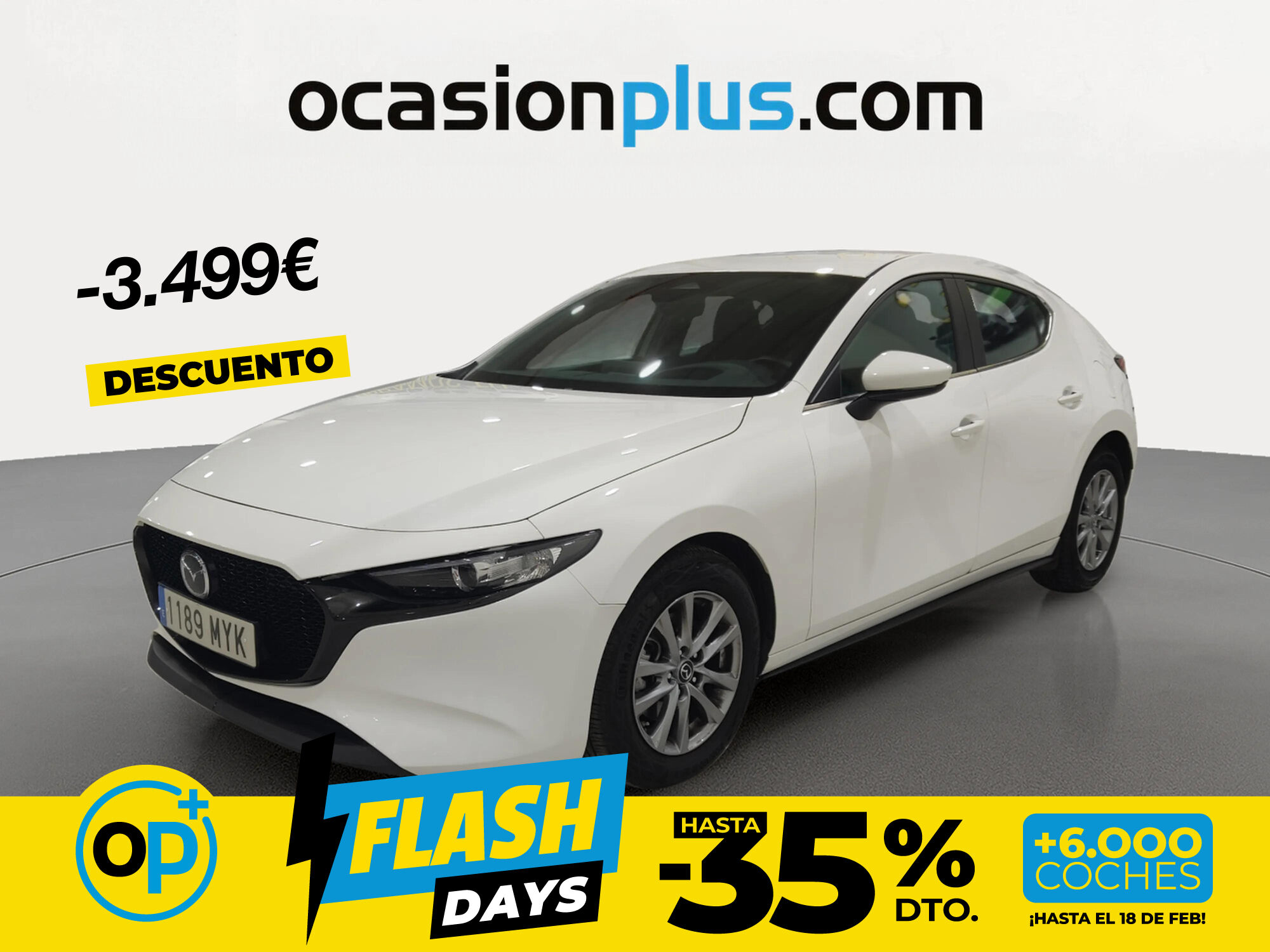 Foto del MAZDA Mazda3 Sedán 2.5 e-Skyactiv-G Centre-line Aut. 103kW