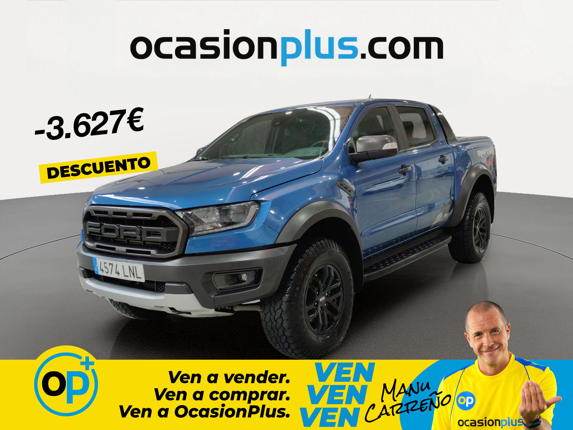 Foto del FORD Ranger 2.0 Ecoblue DCb. Raptor 4x4 Aut. 213