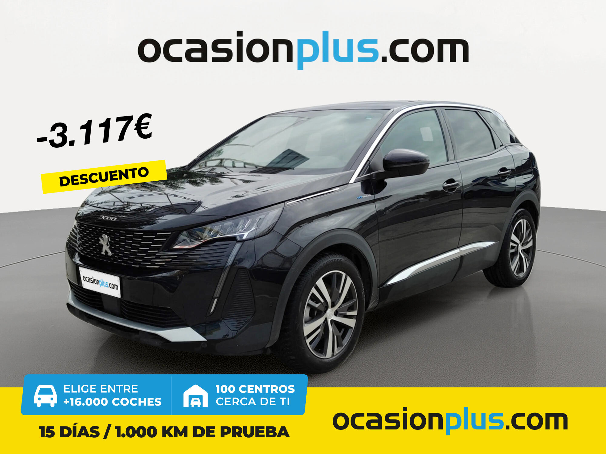 PEUGEOT 3008 (Hybrid 300 Allure Pack e-EAT8 221 kW (300 CV)) en Madrid