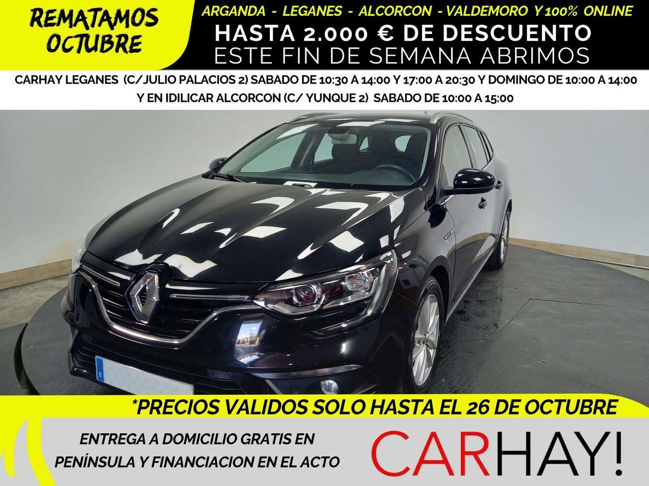 RENAULT Mégane (GRAND TOUR 1.5 BLUE DCI CORPORATE EDITIO) en Madrid