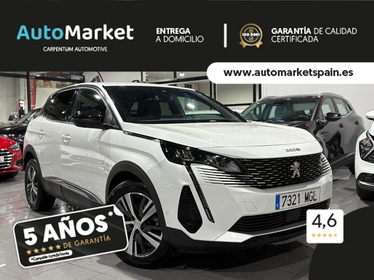 PEUGEOT 3008 (1.2 PURETECH 96KW S&S ALLURE PACK) en Lugo