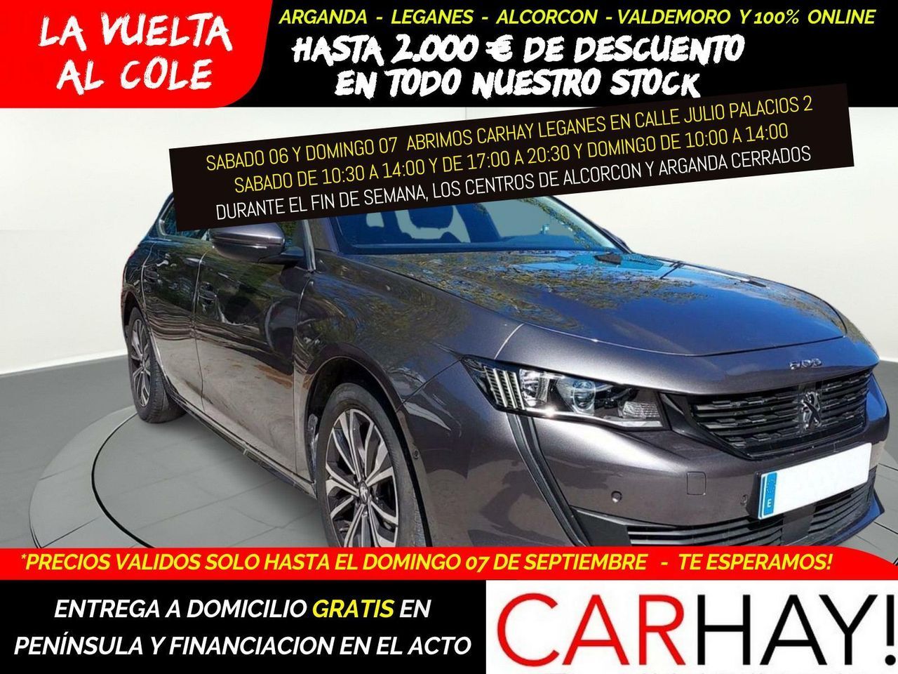 PEUGEOT 508 (SW Allure BlueHDi 96kW) en Madrid